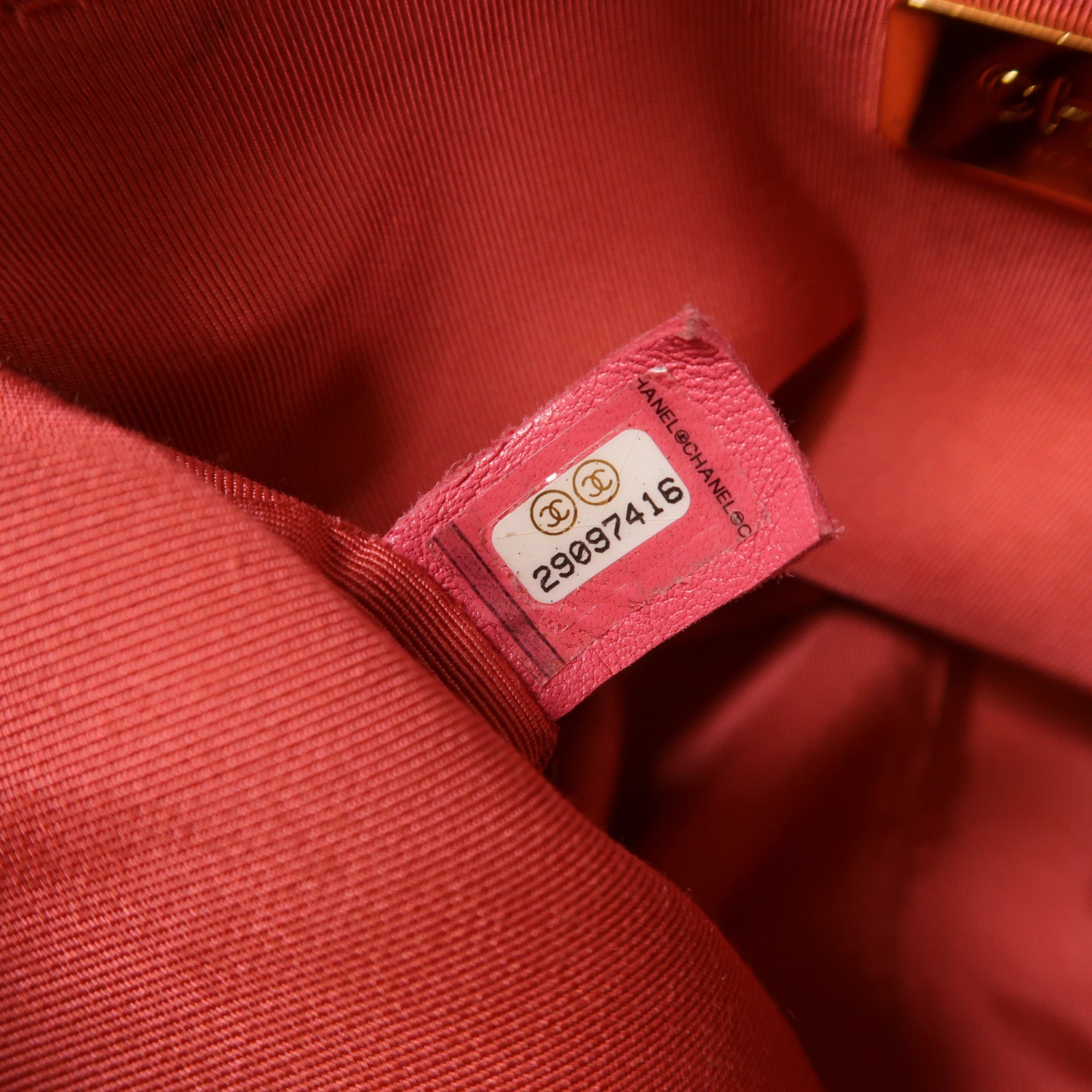 CHANEL CC Chanel 19 Chain Shoulder Bag Lambskin Leather Pink