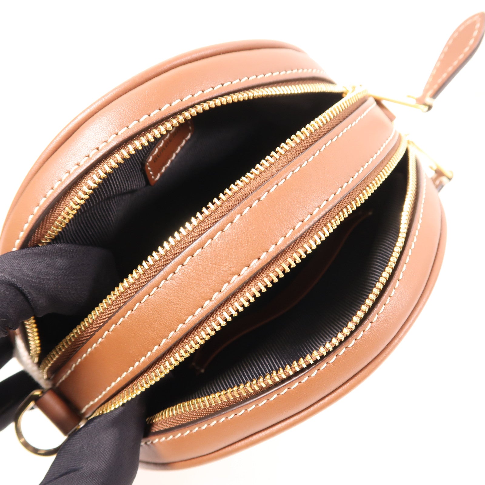 BURBERRY 帆布Shoulder Bag金扣肩背袋