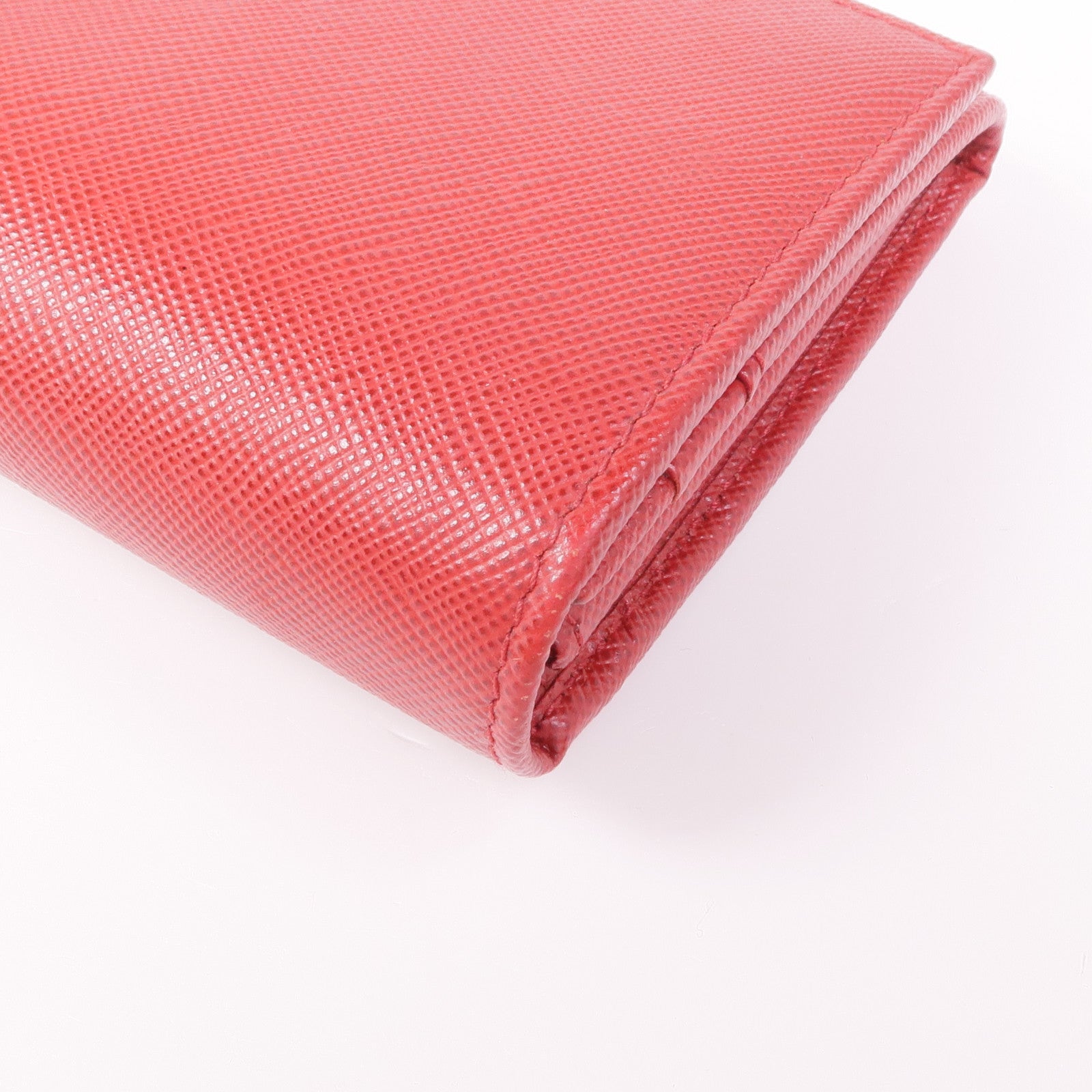 PRADA Saffiano皮革Long Wallet金扣長錢包