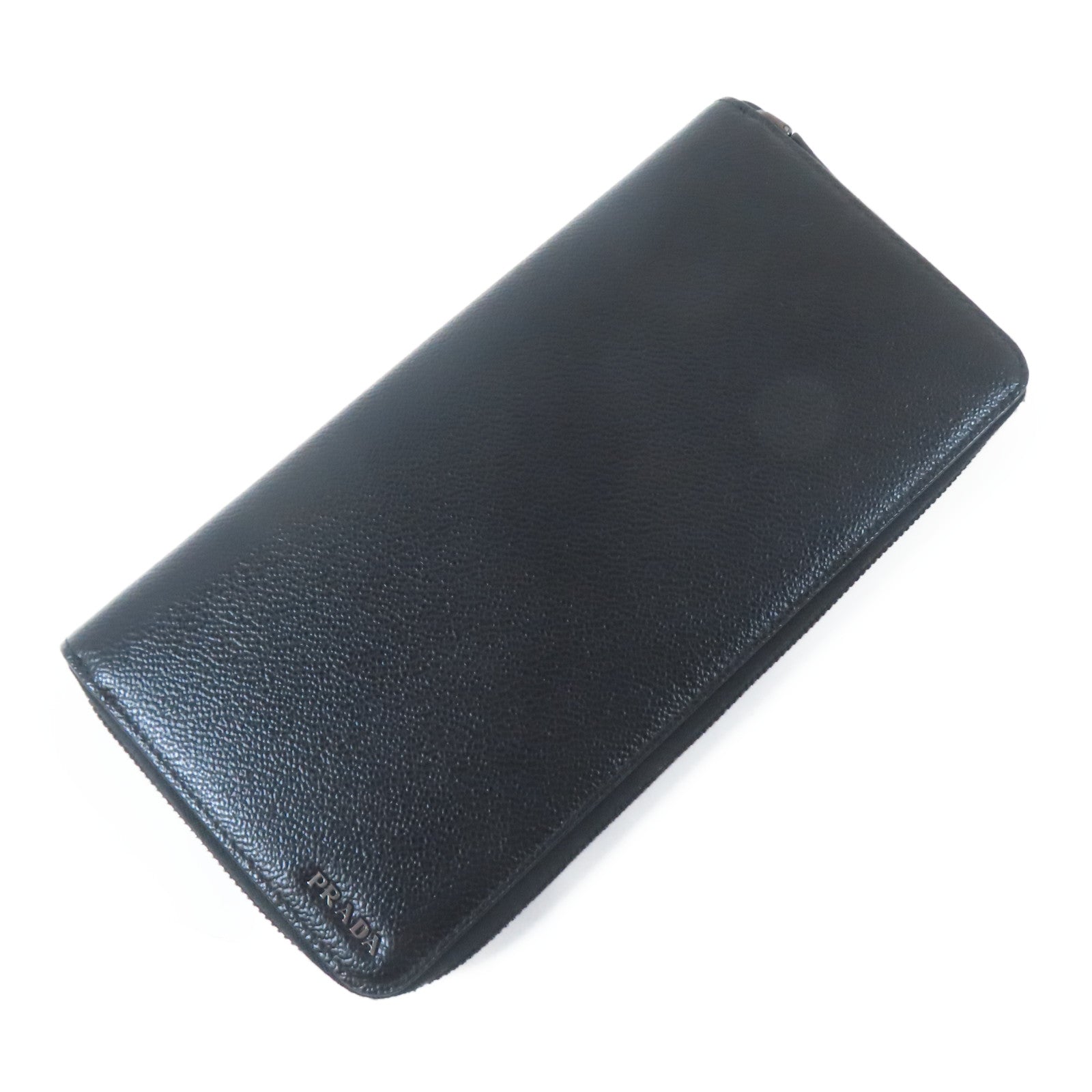 PRADA (PRICE DOWN) Long Wallet 2ML220 Calfskin Leather Black