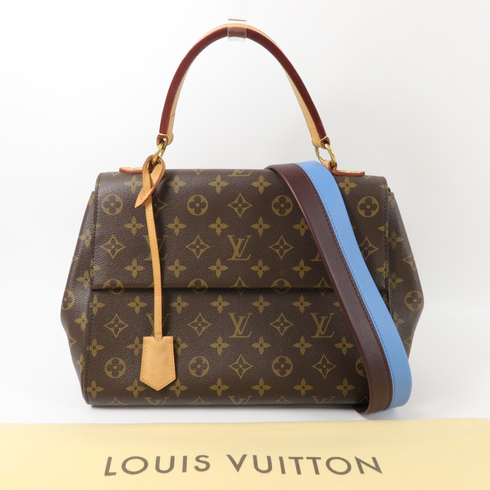 LOUIS VUITTON Monogram Cluny MM手挽肩背兩用袋