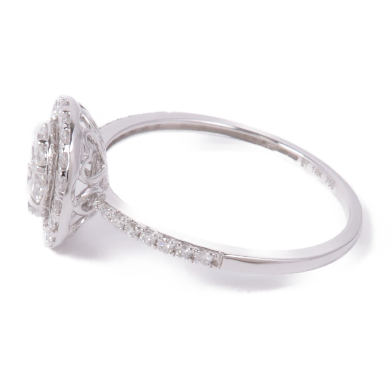 JEWELRY 18K白金Diamond Ring鑽石戒指US#6.5