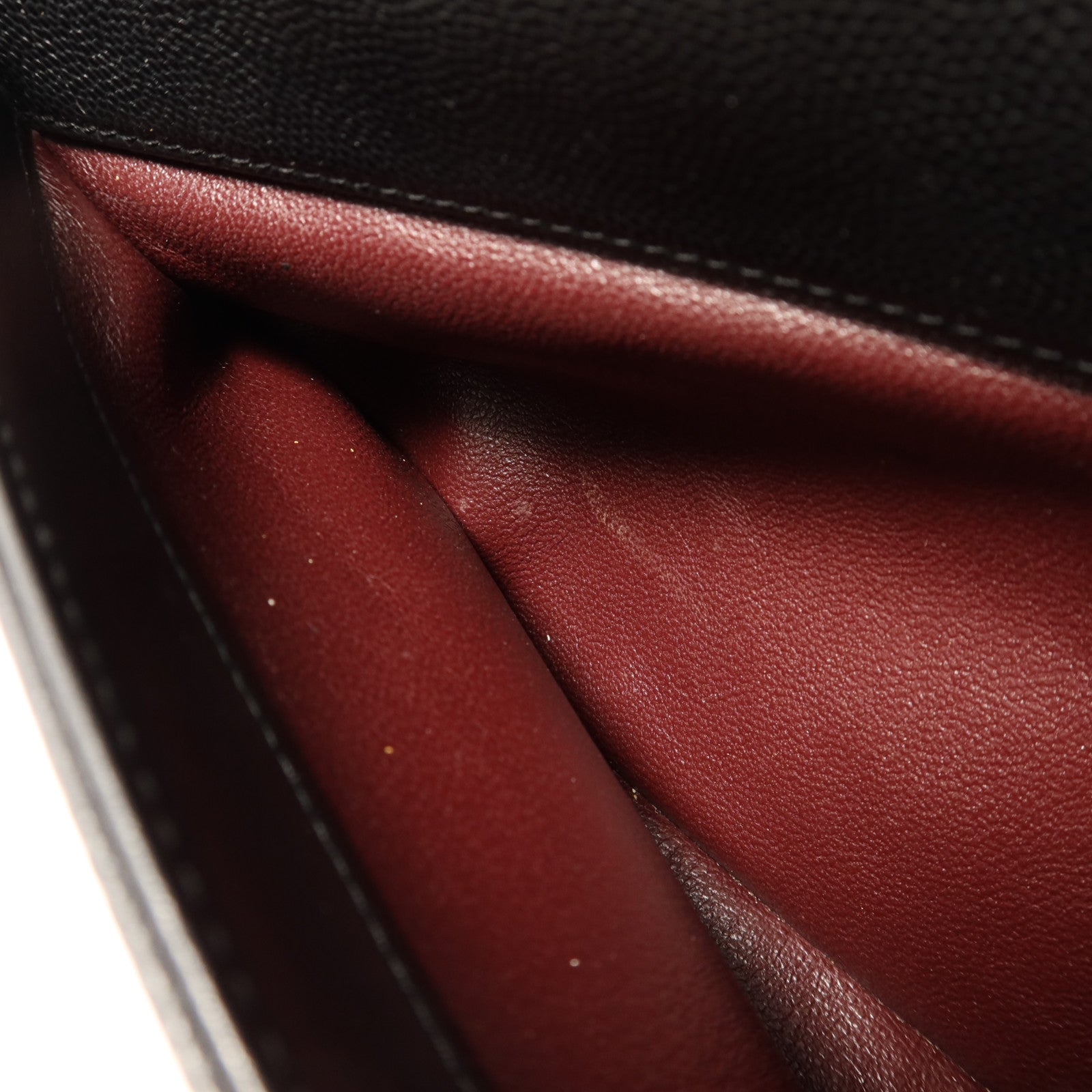 CHANEL 牛皮皮革Business Affinity Bag金扣手挽肩背兩用袋