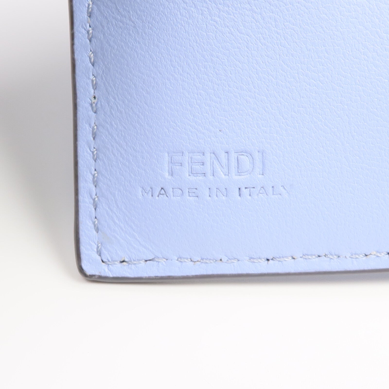 FENDI 【激減優惠】牛皮皮革Wallet金扣錢包
