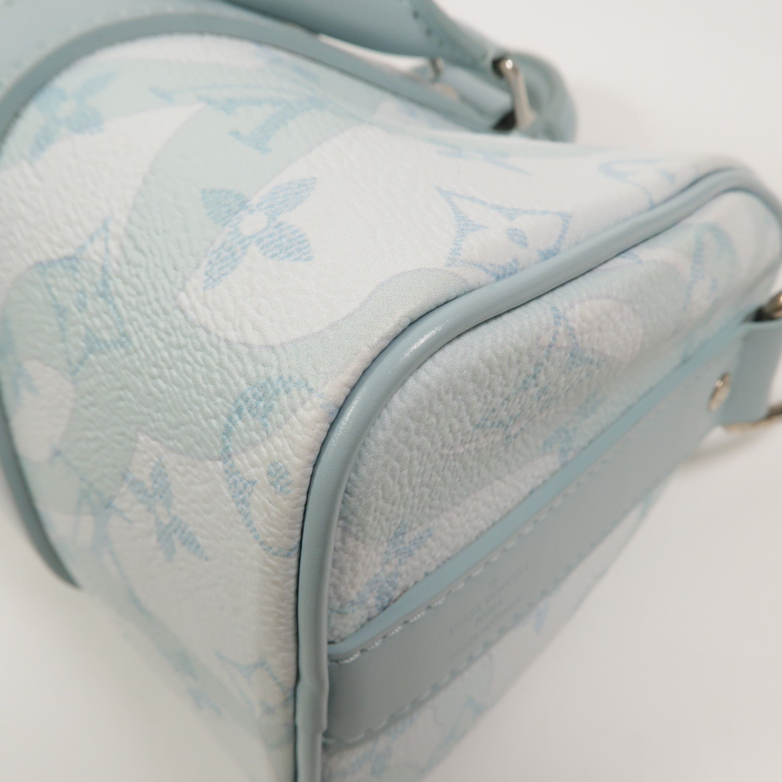 LOUIS VUITTON Monogram Aqua Garden Keepall Bandouliere 25手挽肩背兩用袋