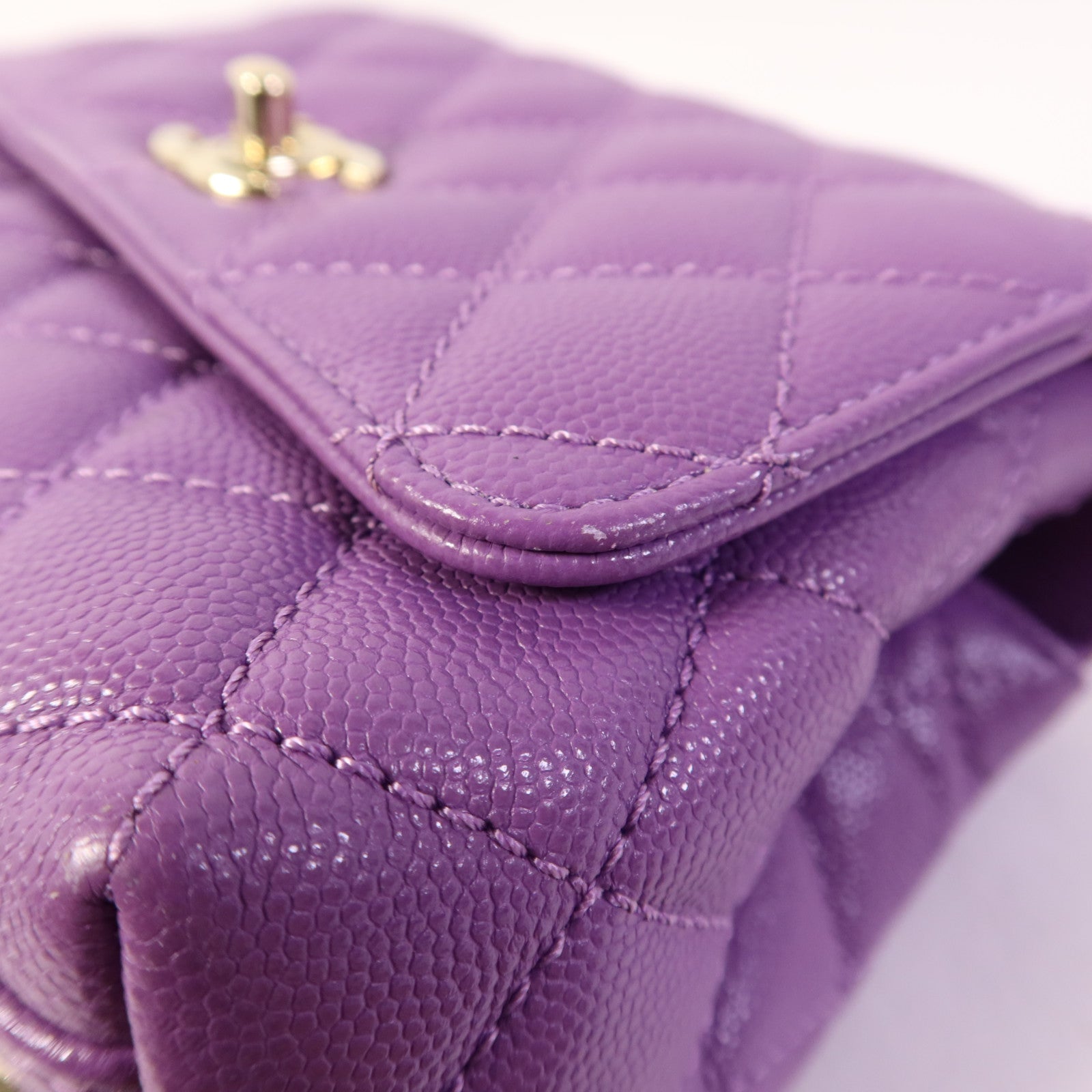 CHANEL 牛皮皮革Mini Coco Handle金扣手挽肩背兩用袋