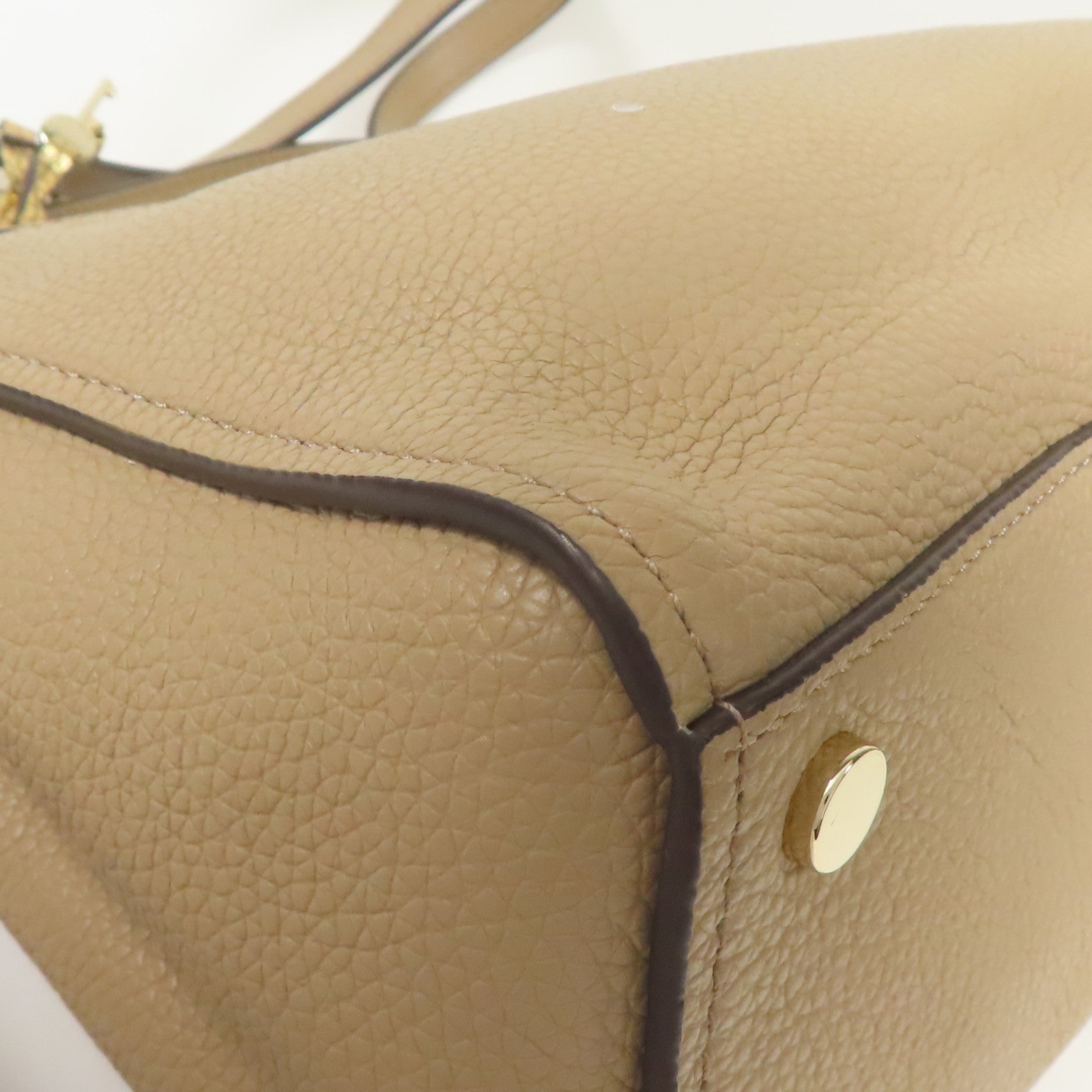 Michael Kors 牛皮皮革Shoulder Bag金扣手挽肩背兩用袋