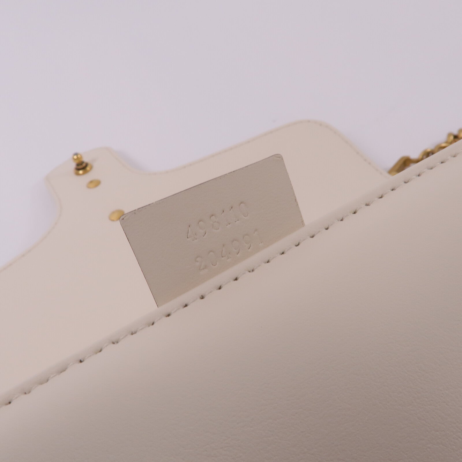 GUCCI 牛皮皮革GG Marmont Small鏈帶肩背袋