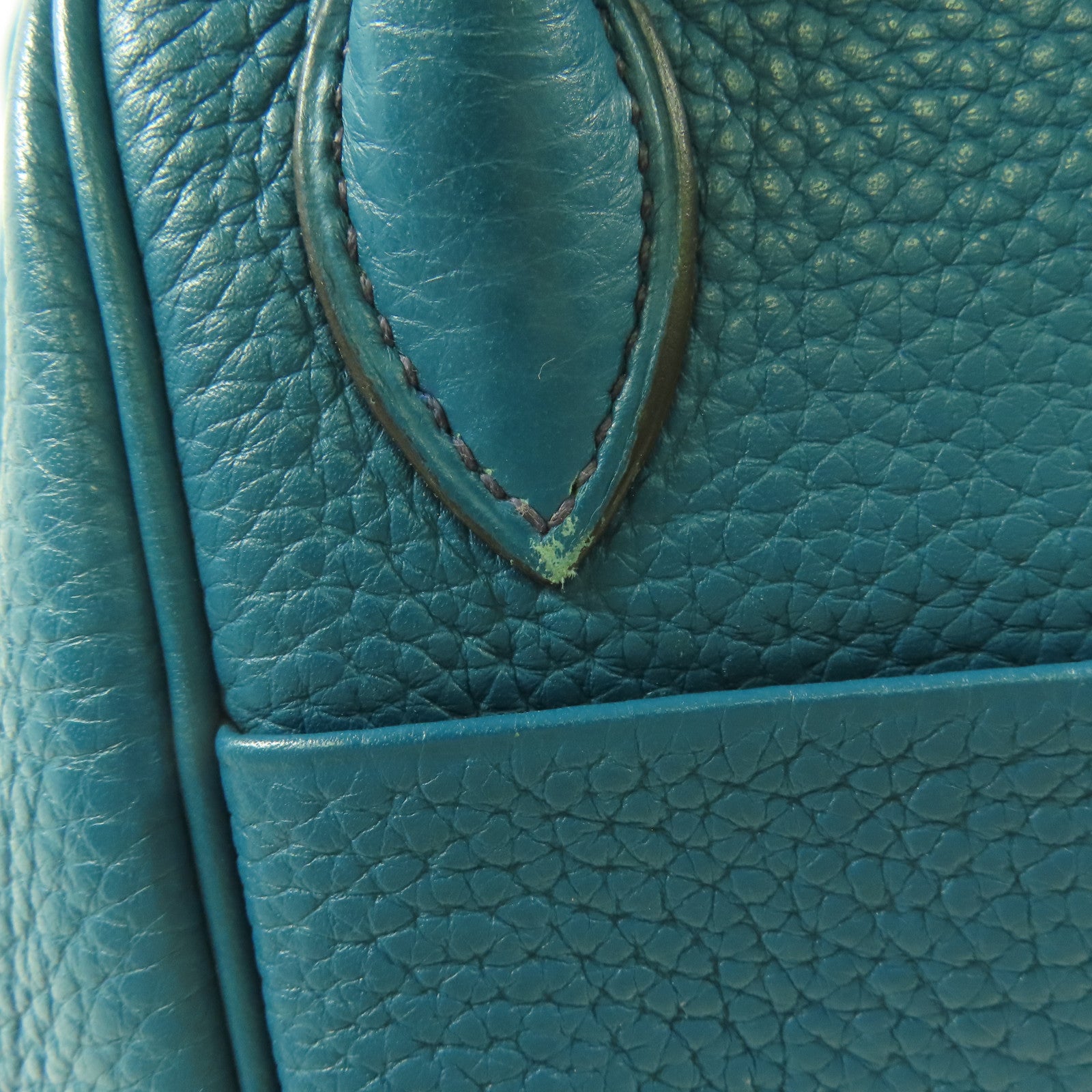 HERMES PHW Lindy 26 Handbag 2 Way Shoulder Bag Clemence Bleu Izmir/Bleu Saphir