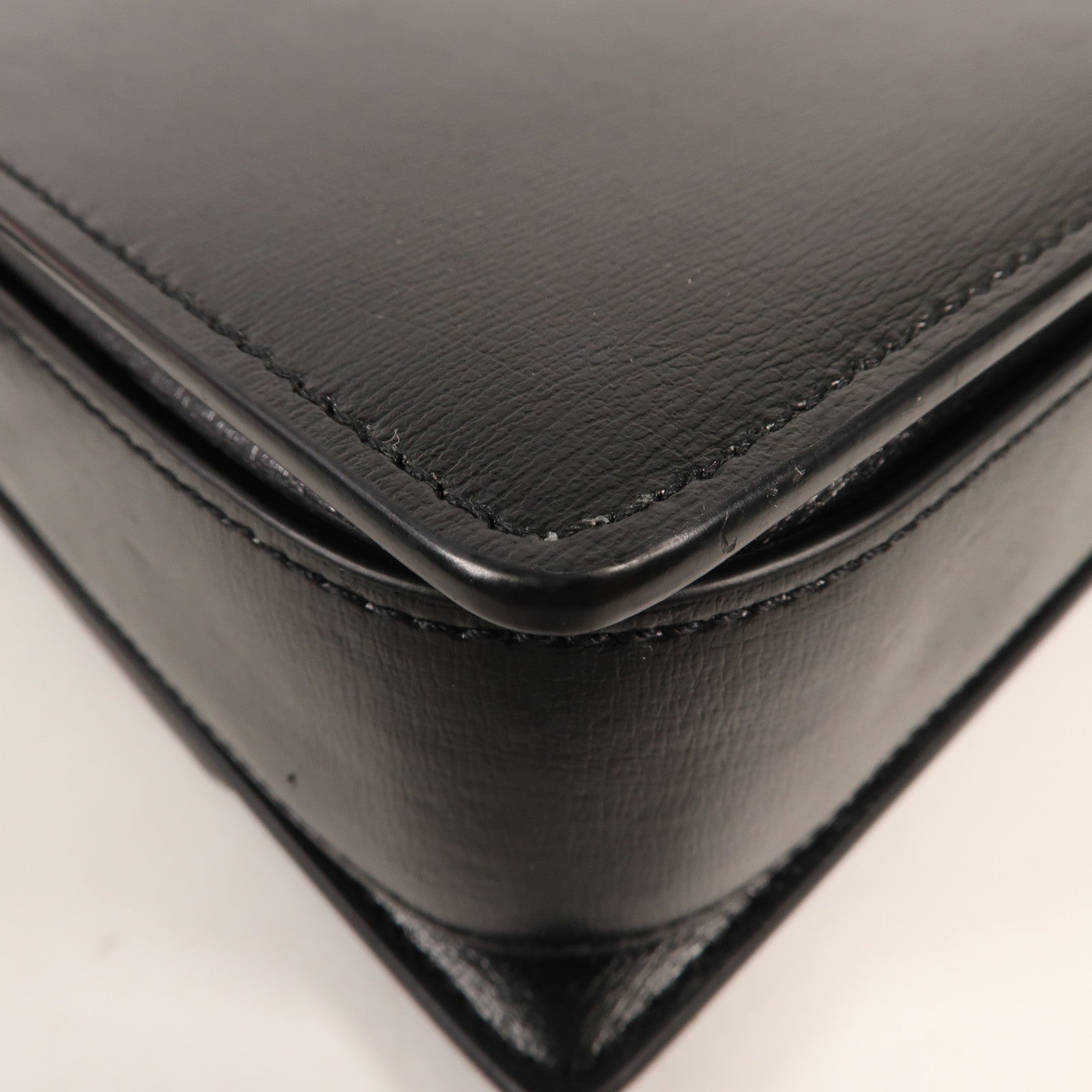 SAINT LAURENT 【激減優惠】牛皮/麂皮皮革Bellechasse金扣肩背袋