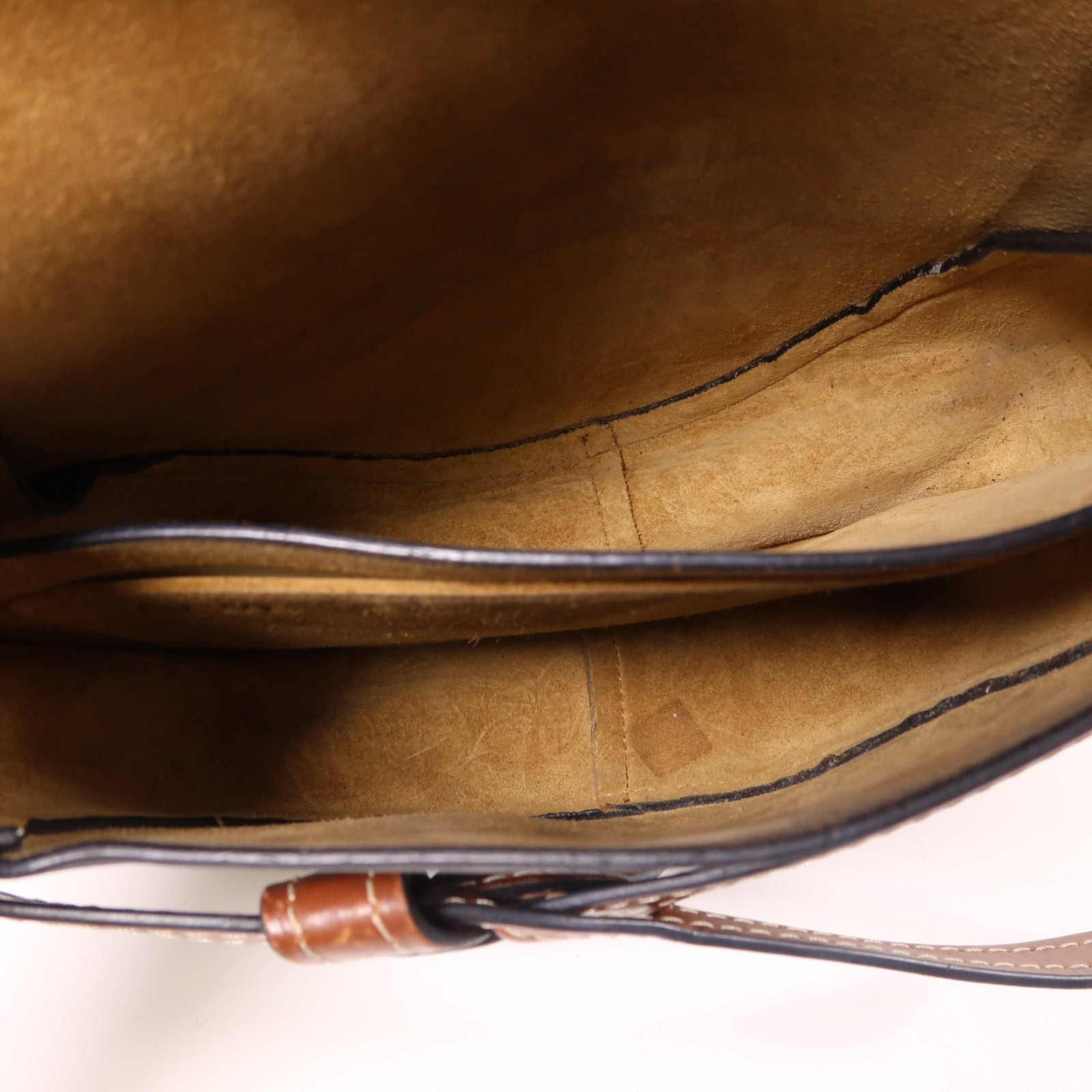 LOEWE 牛皮皮革Gate金扣肩背袋