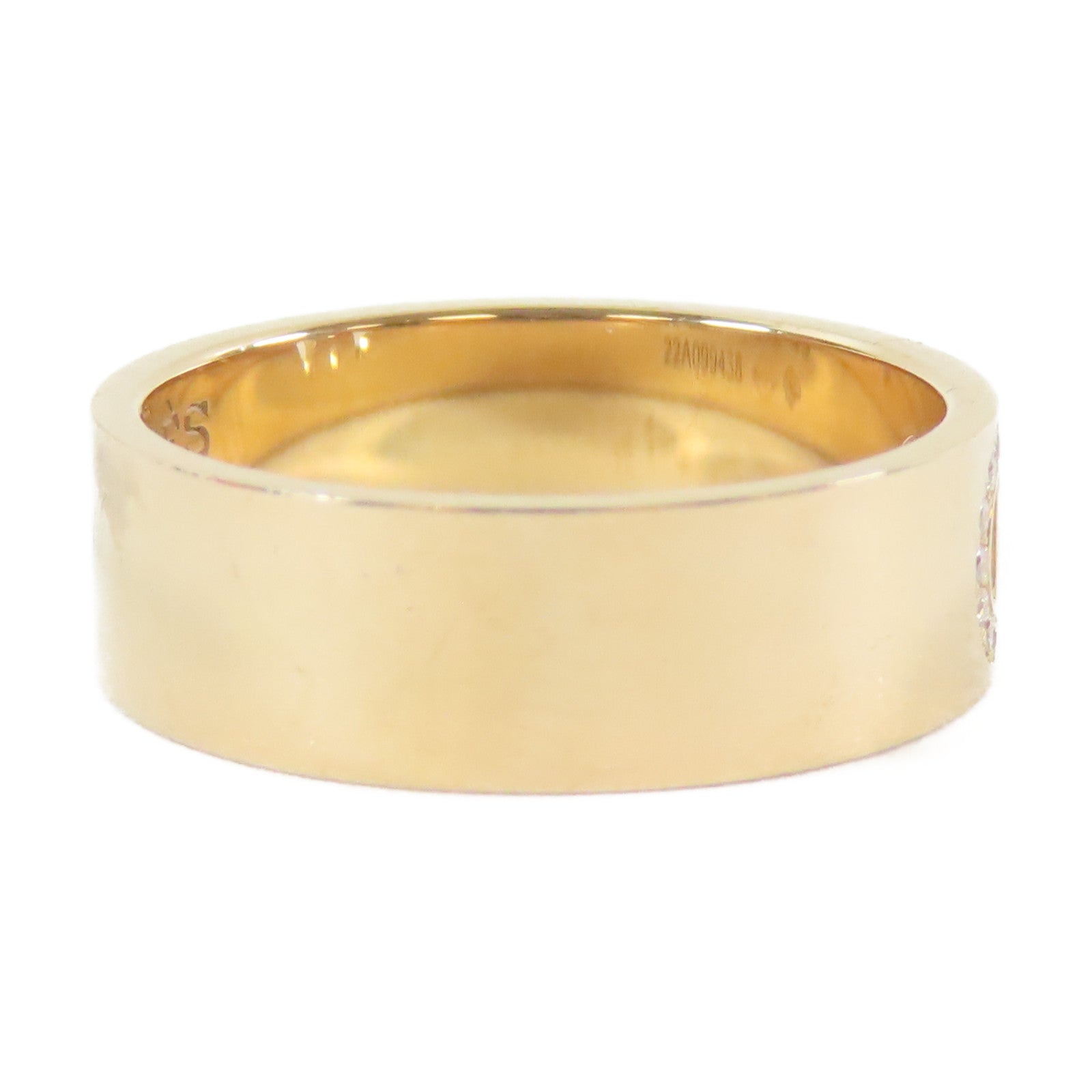 HERMES 18K玫瑰金 H Dancre Ring 4.6g 戒指 US#4.5