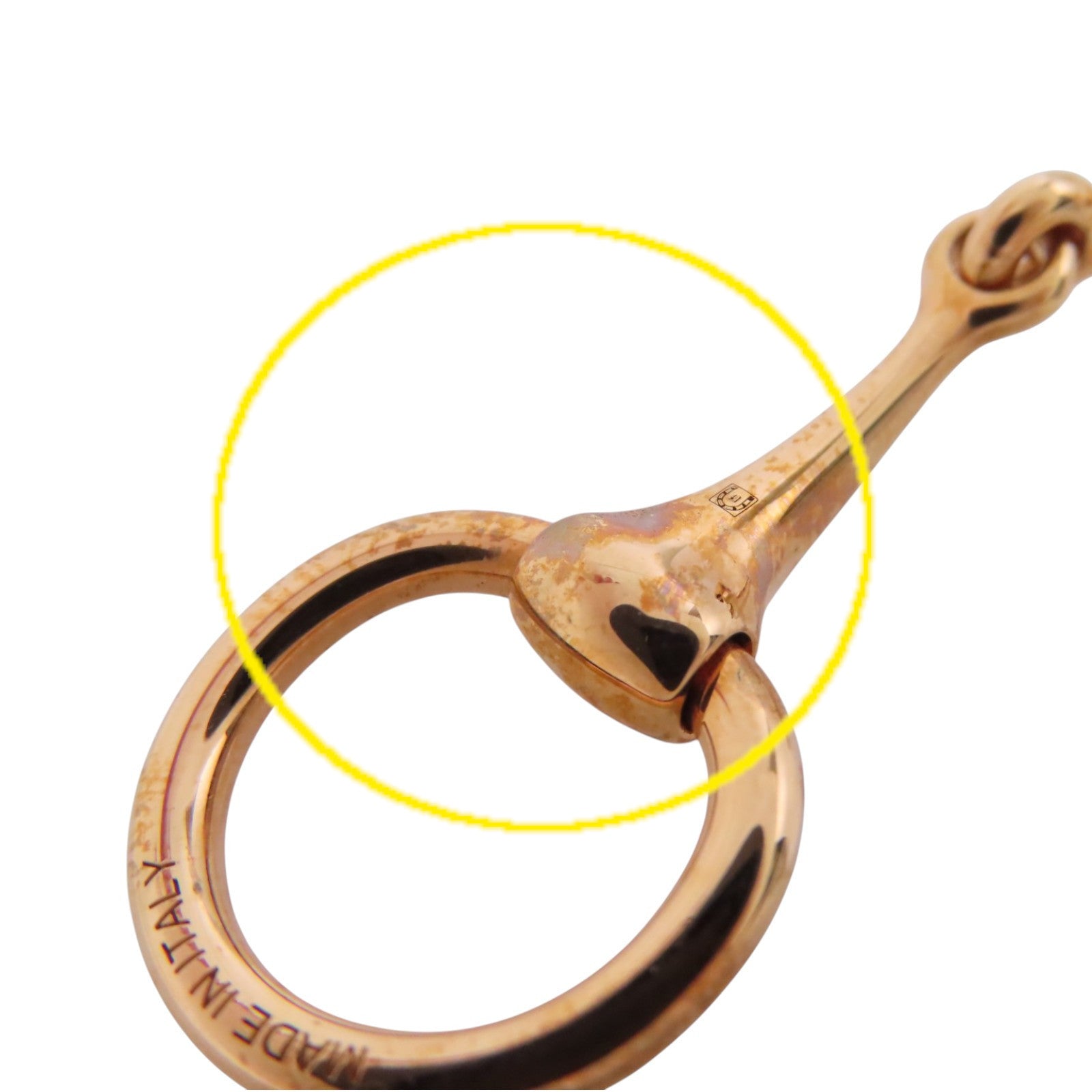 HERMES 金屬Mini Mors twilly Ring金扣絲巾扣