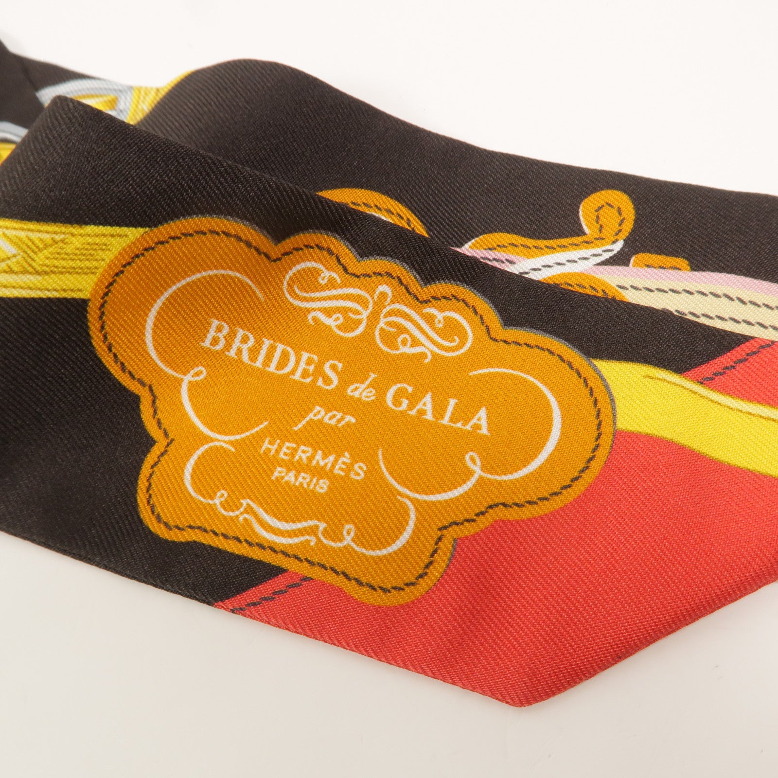 HERMES 絲質Twilly絲巾