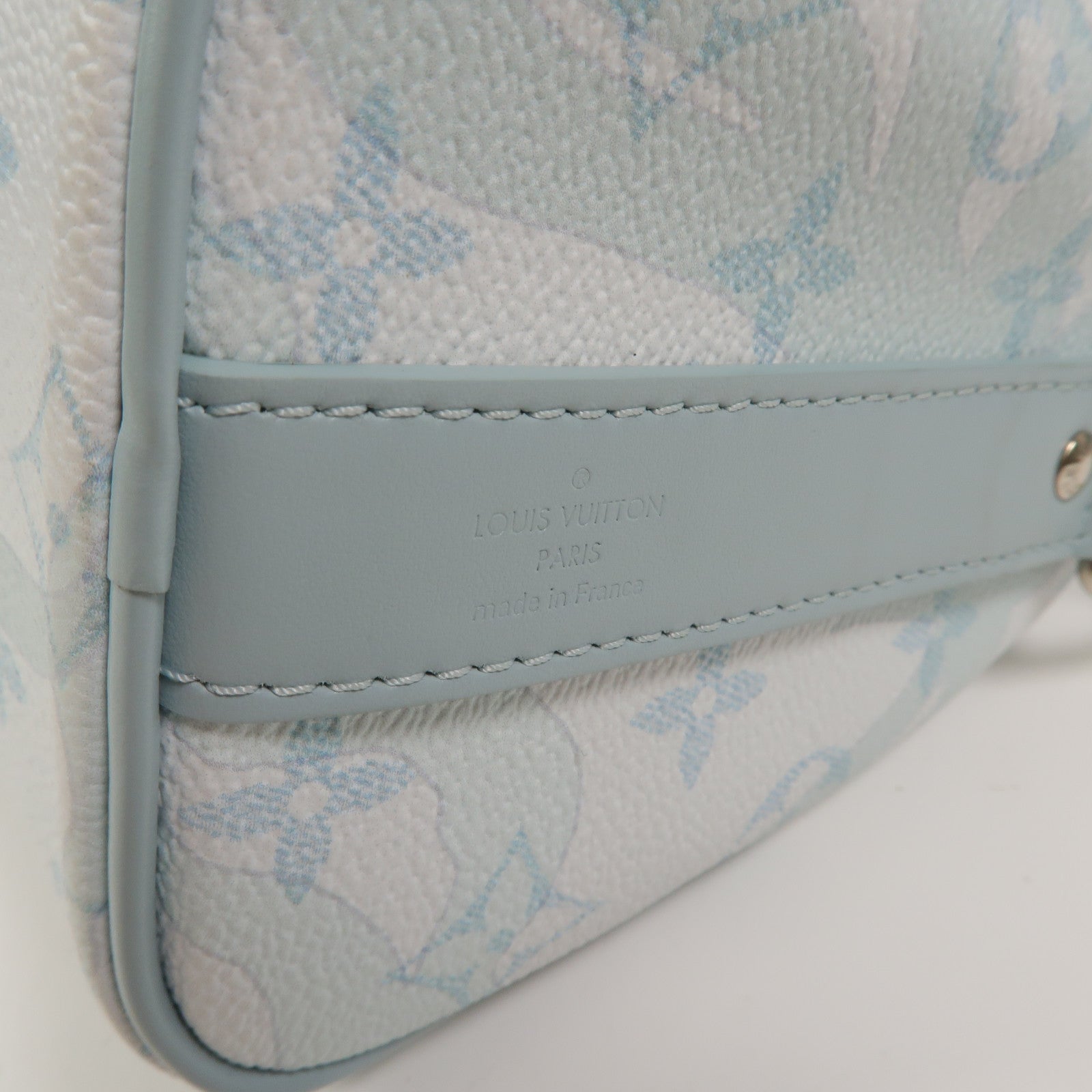 LOUIS VUITTON Monogram Aqua Garden Keepall Bandouliere 25手挽肩背兩用袋