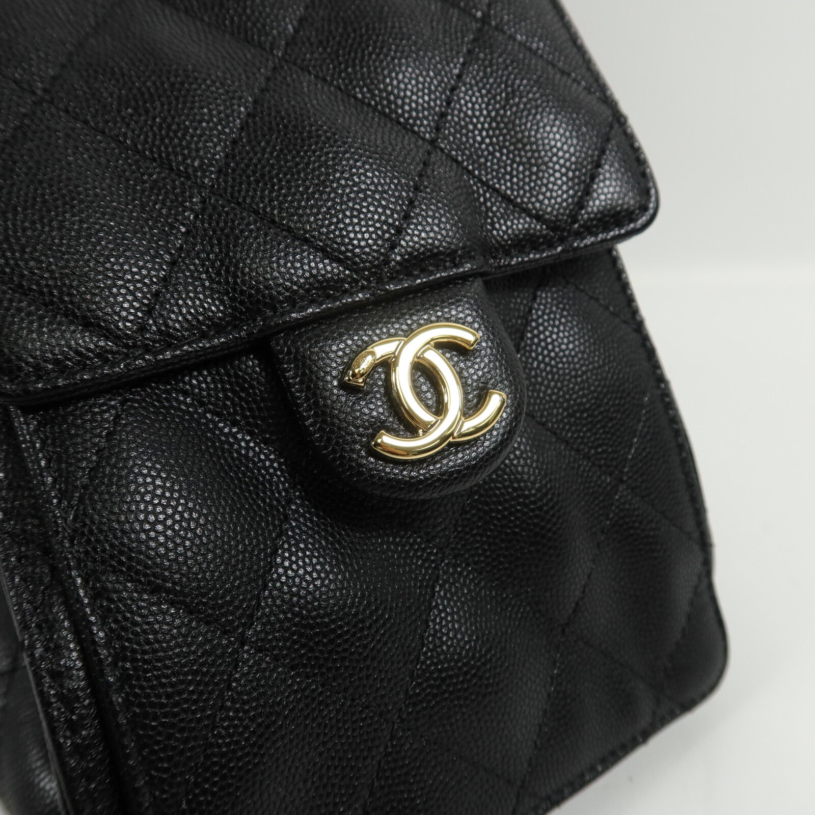 CHANEL 牛皮皮革C25鏈帶肩背袋