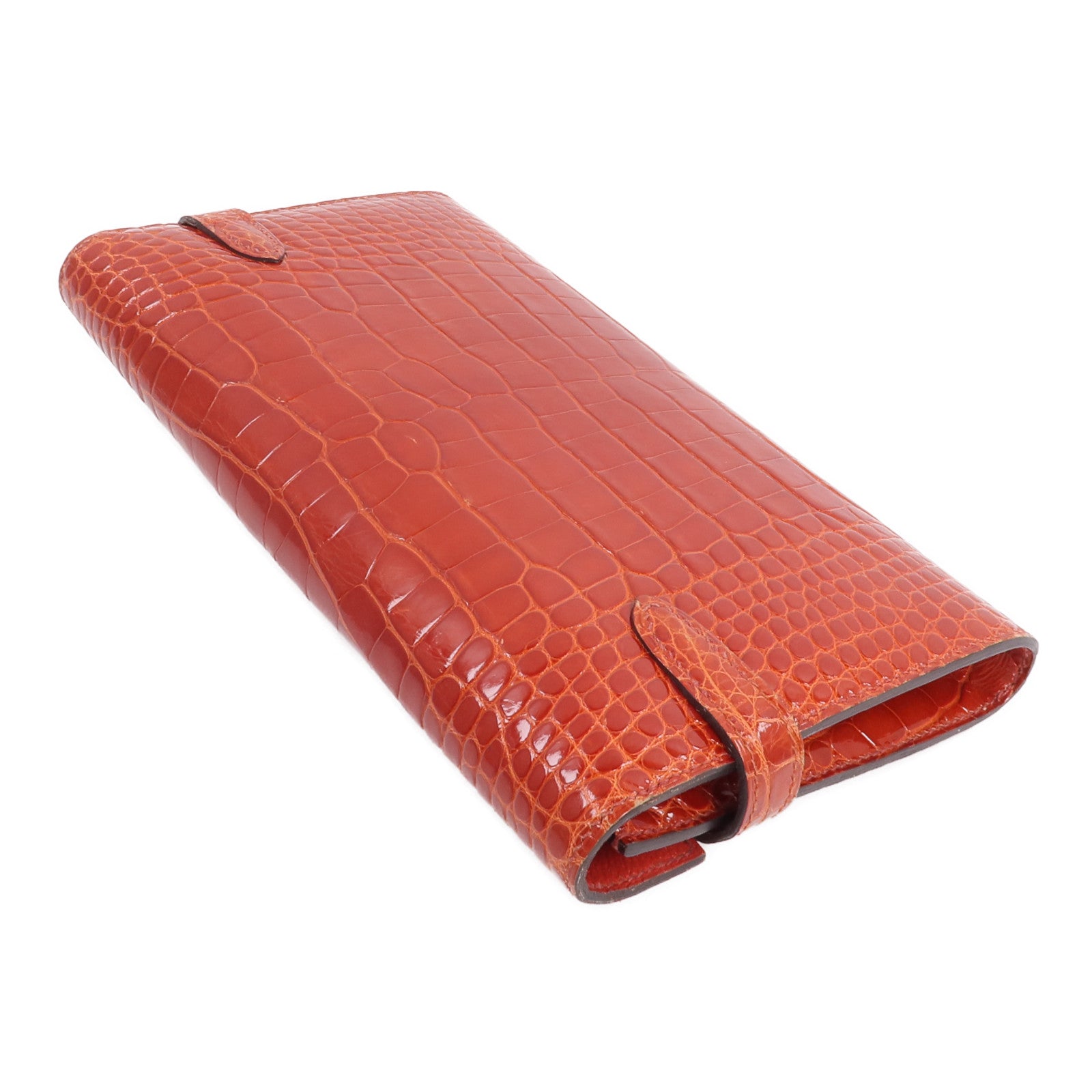 HERMES Alligator皮革Kelly Wallet長錢包