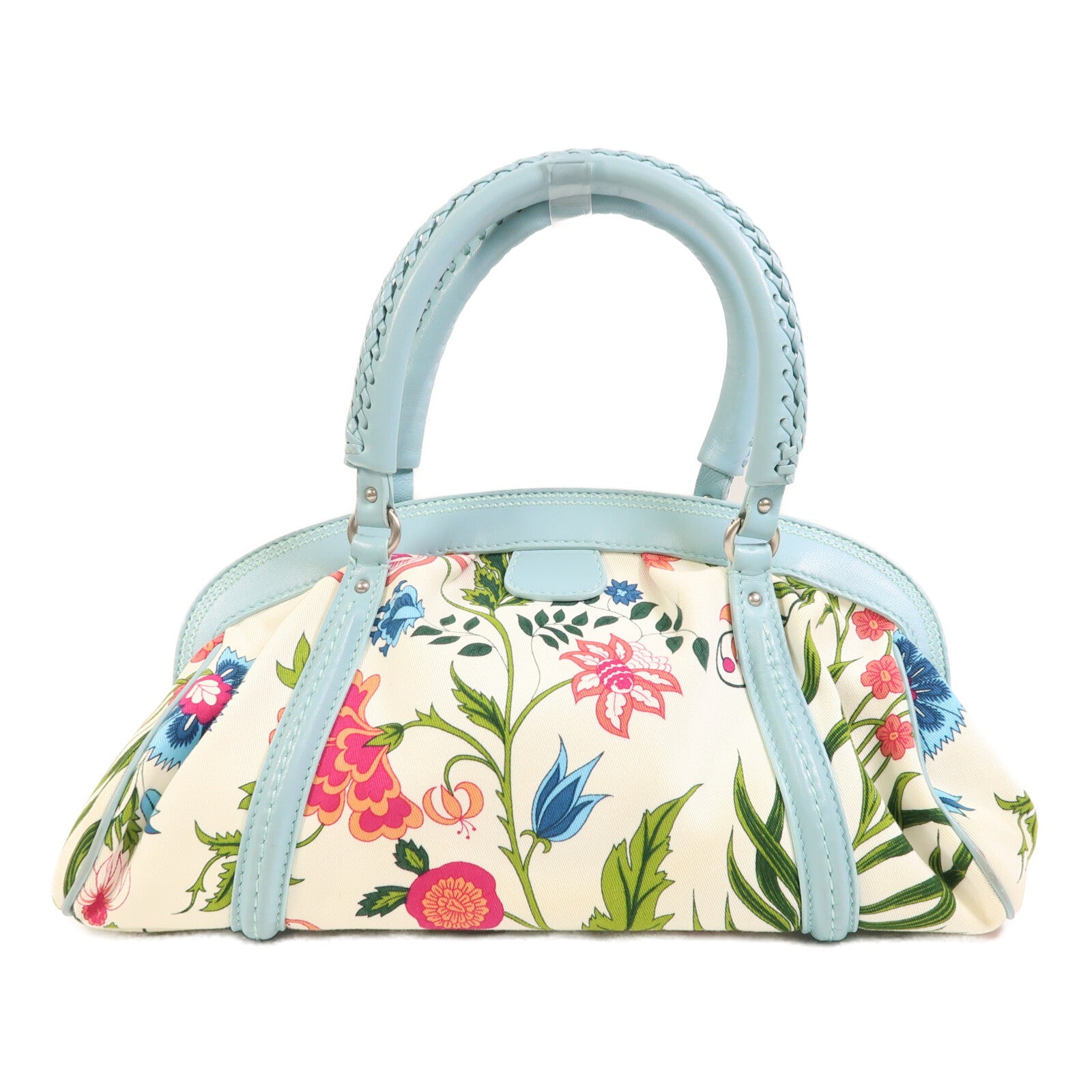 Dior 帆布Hand Bag銀扣手挽袋