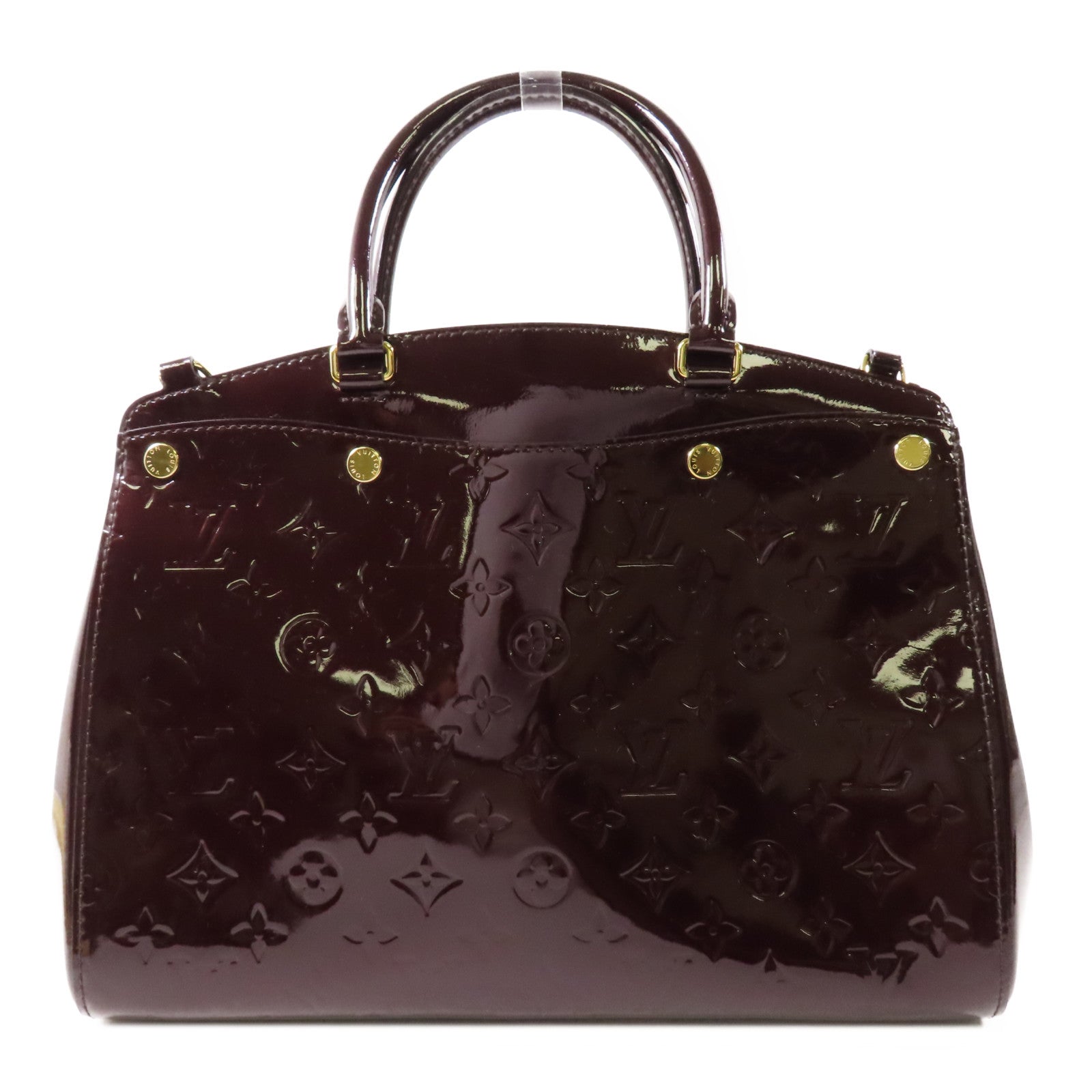 LOUIS VUITTON Vernis Brea MM金扣手挽肩背兩用袋