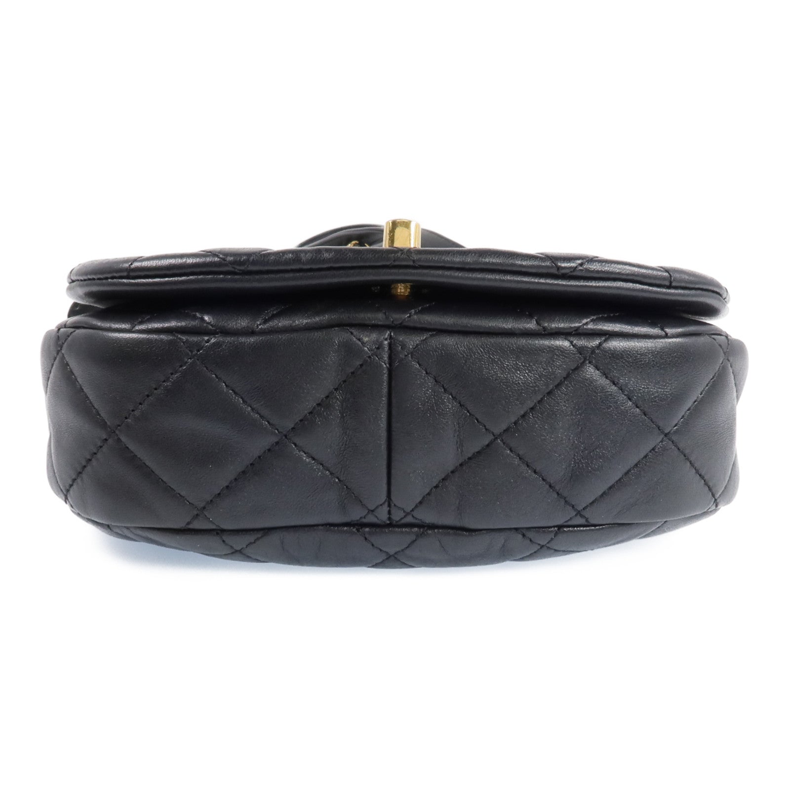 CHANEL 【激減優惠】羊皮皮革COCO Mail Crossbody Bag金扣金鏈肩背包