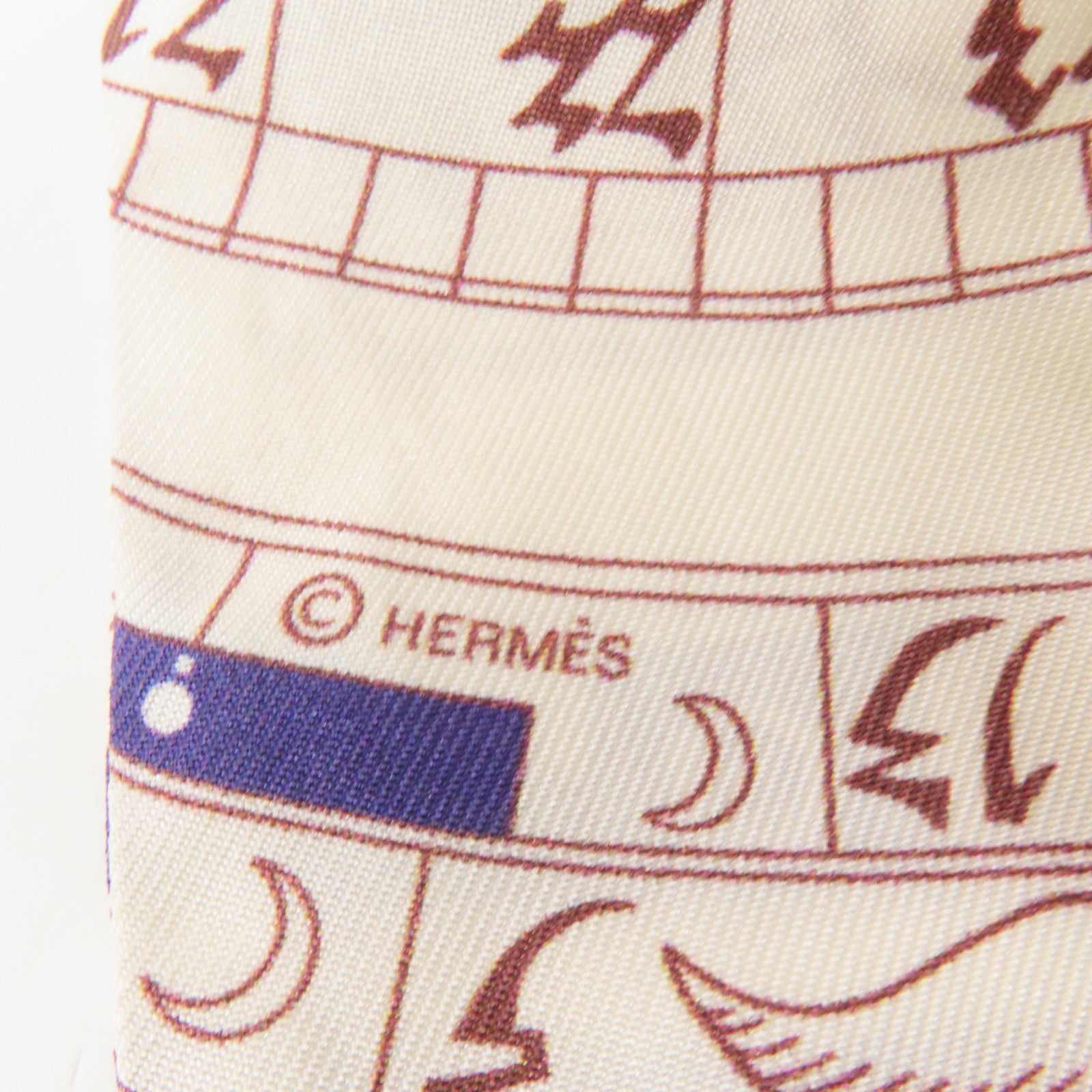 HERMES 絲質Twilly絲巾