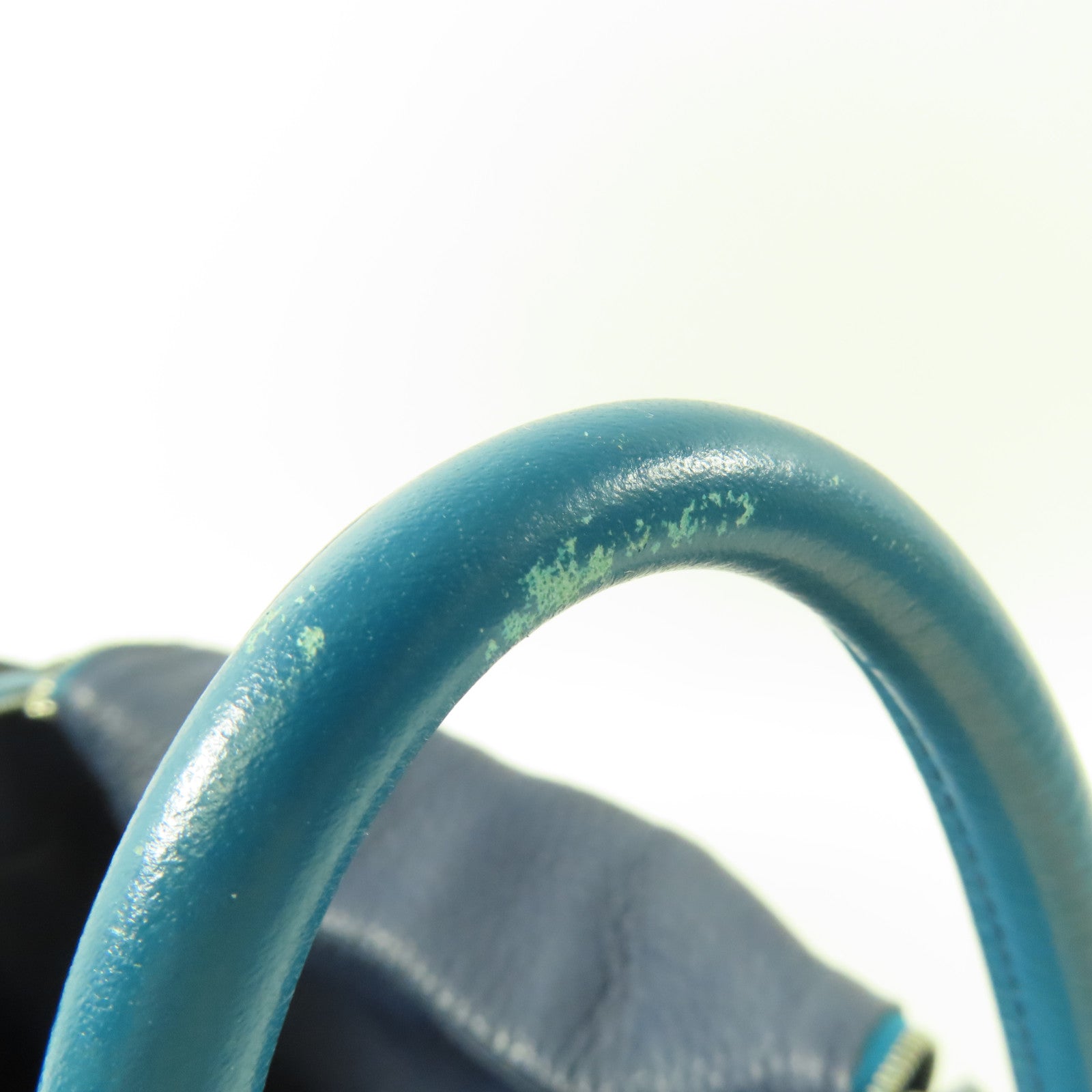 HERMES PHW Lindy 26 Handbag 2 Way Shoulder Bag Clemence Bleu Izmir/Bleu Saphir