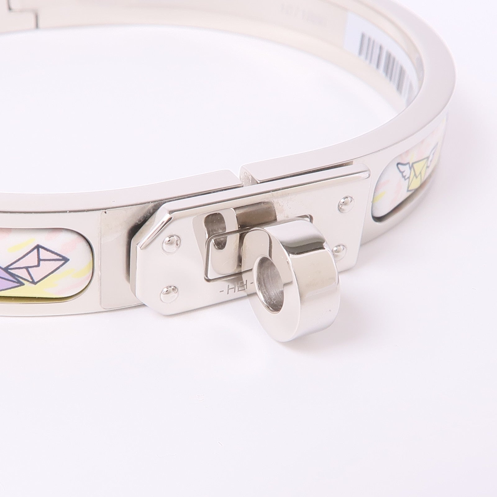 HERMES 金屬/琺瑯Mini Kelly Bracelet手鐲
