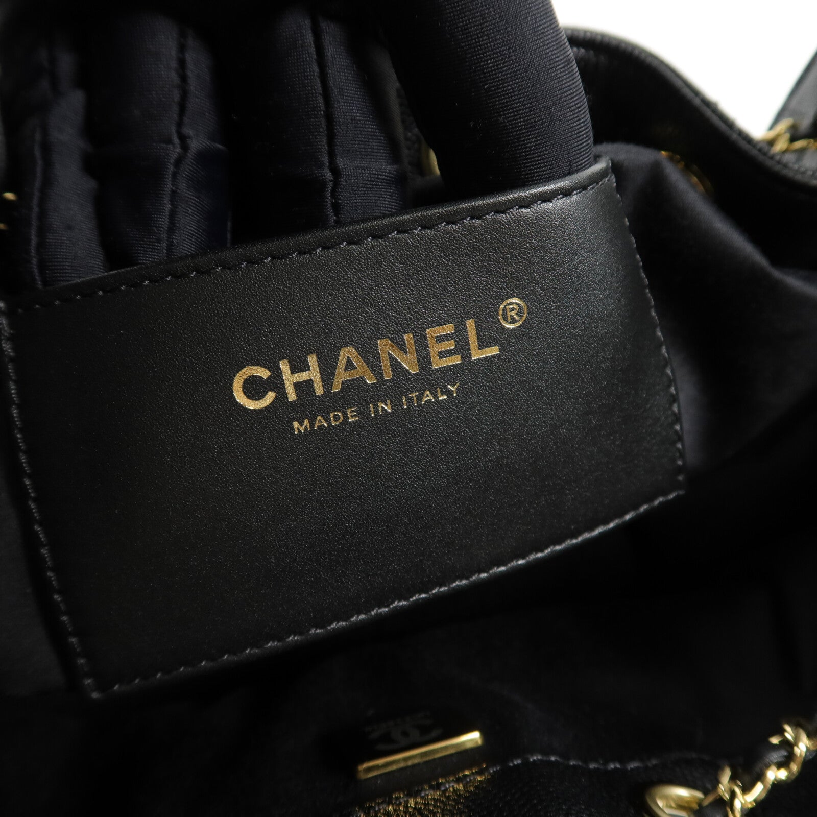 CHANEL 牛皮皮革C25鏈帶肩背袋