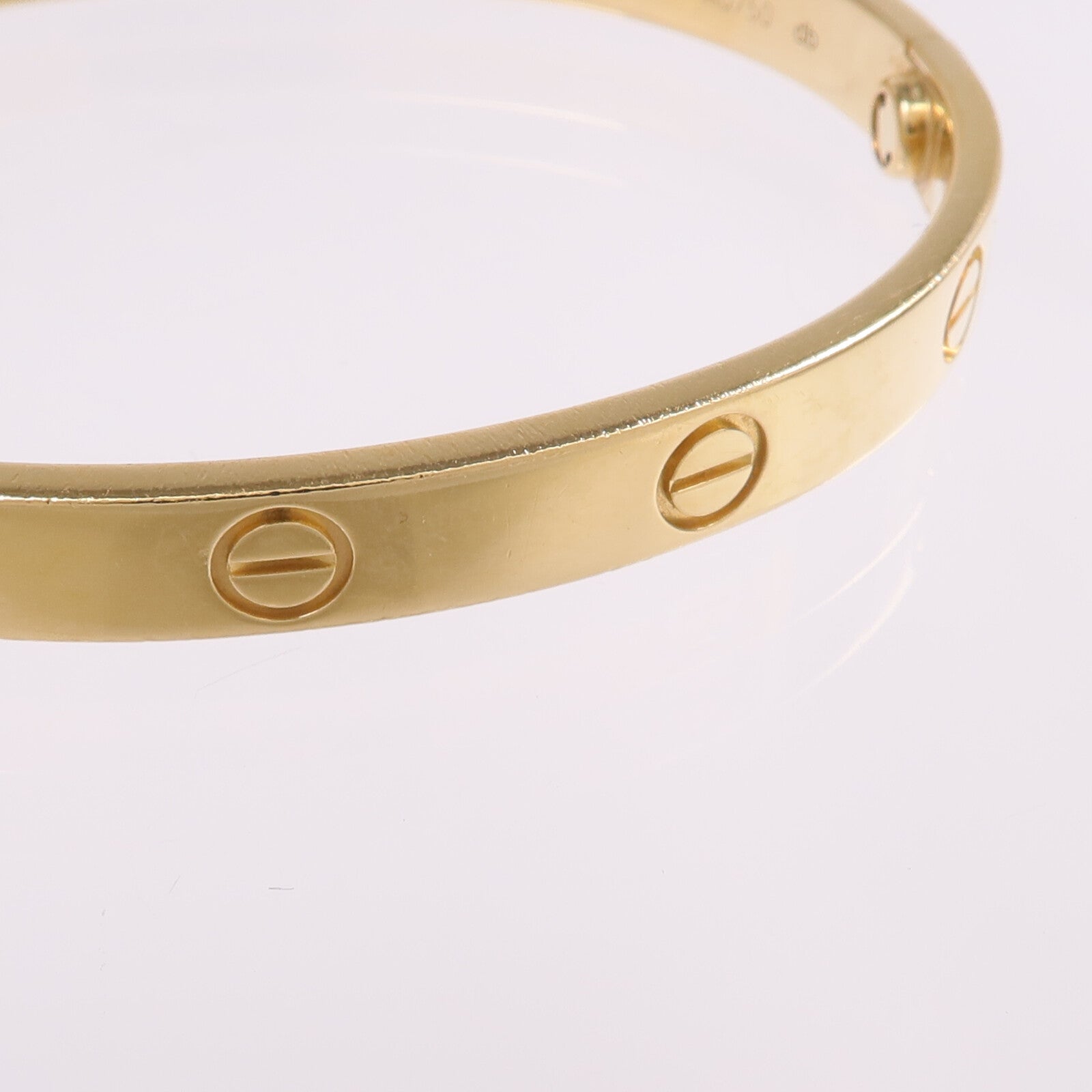 CARTIER 18K黃金Love Bracelet手鐲Cartier#17