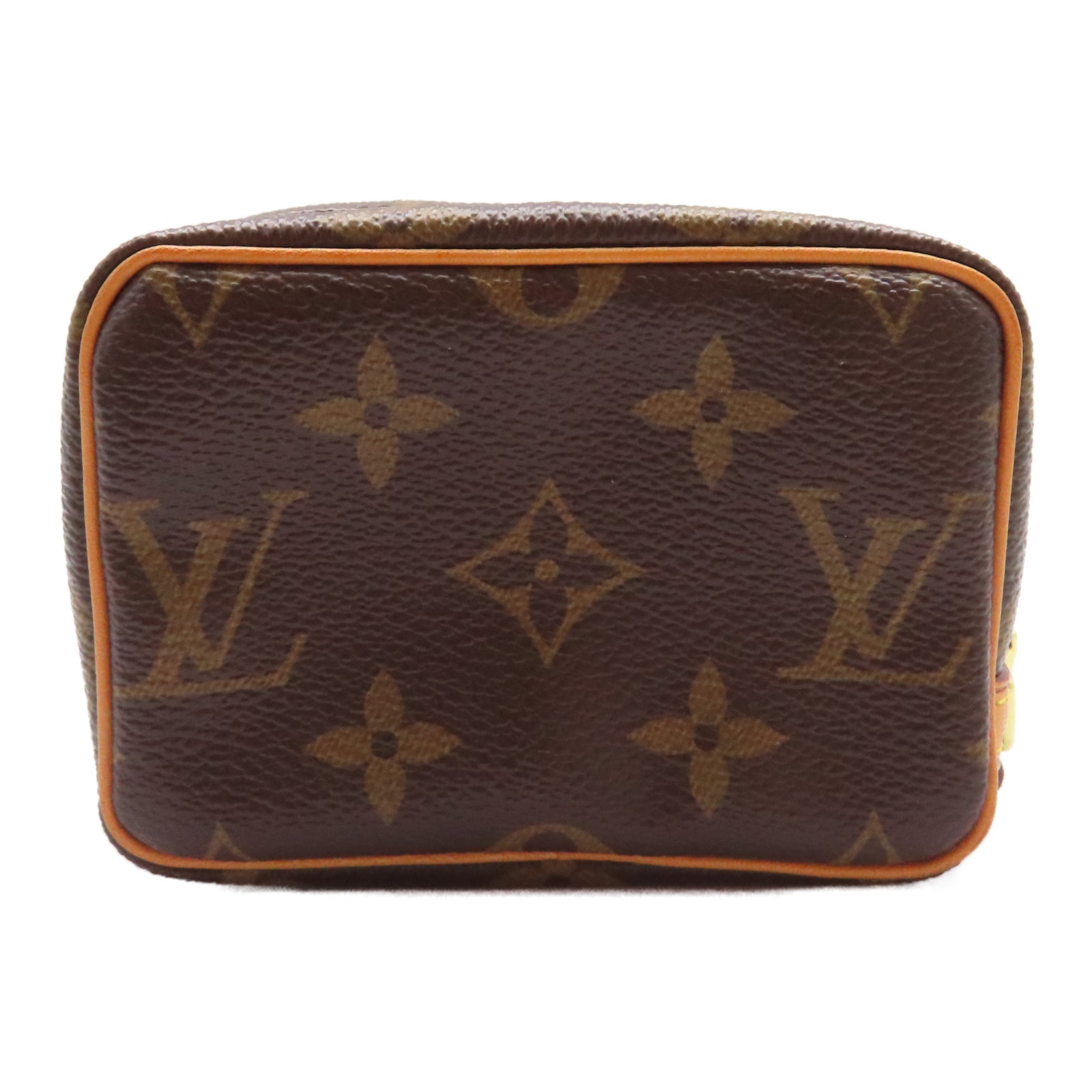 LOUIS VUITTON Monogram Trousse Wapity Pouch金扣零錢包啡色