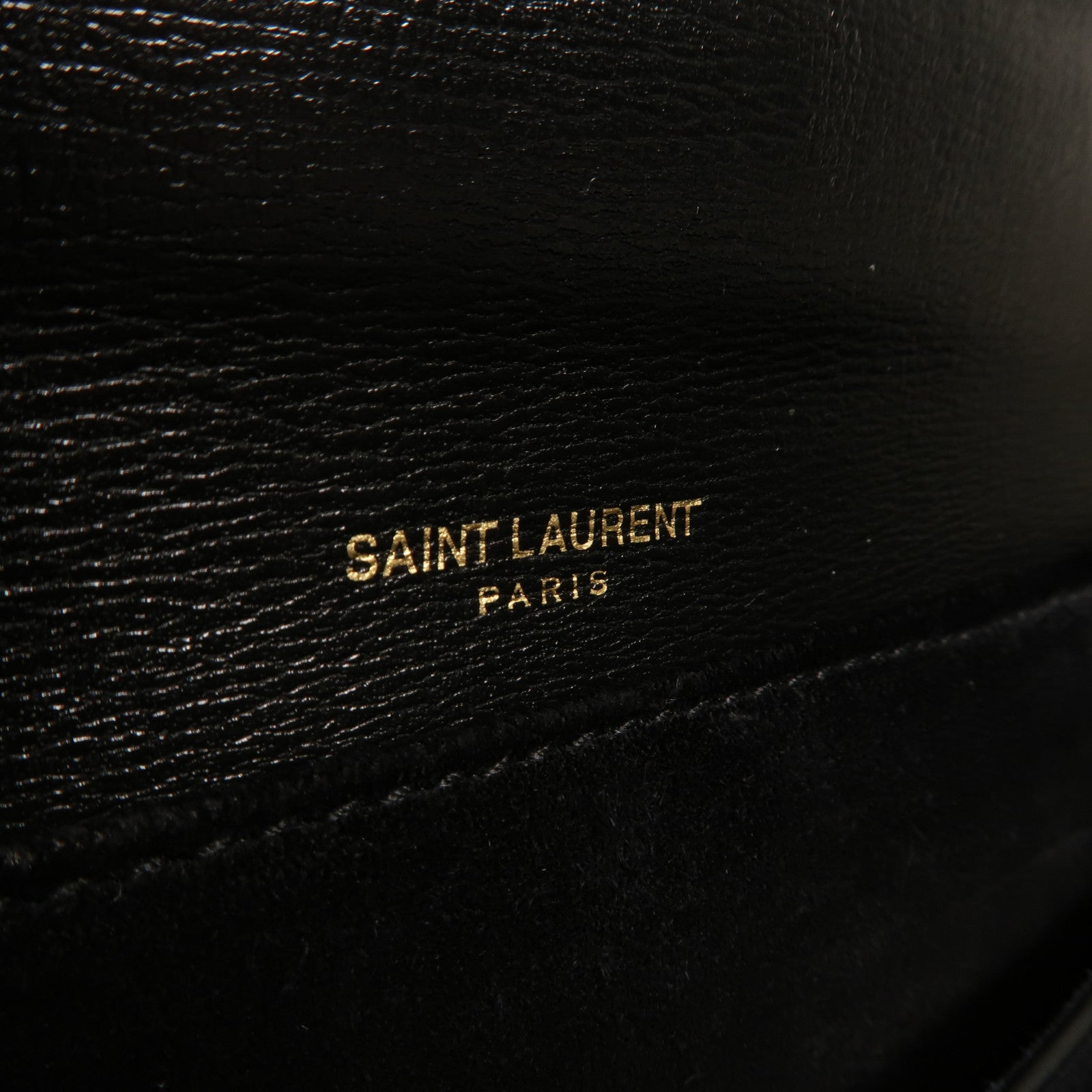 SAINT LAURENT 【激減優惠】牛皮/麂皮皮革Bellechasse金扣肩背袋
