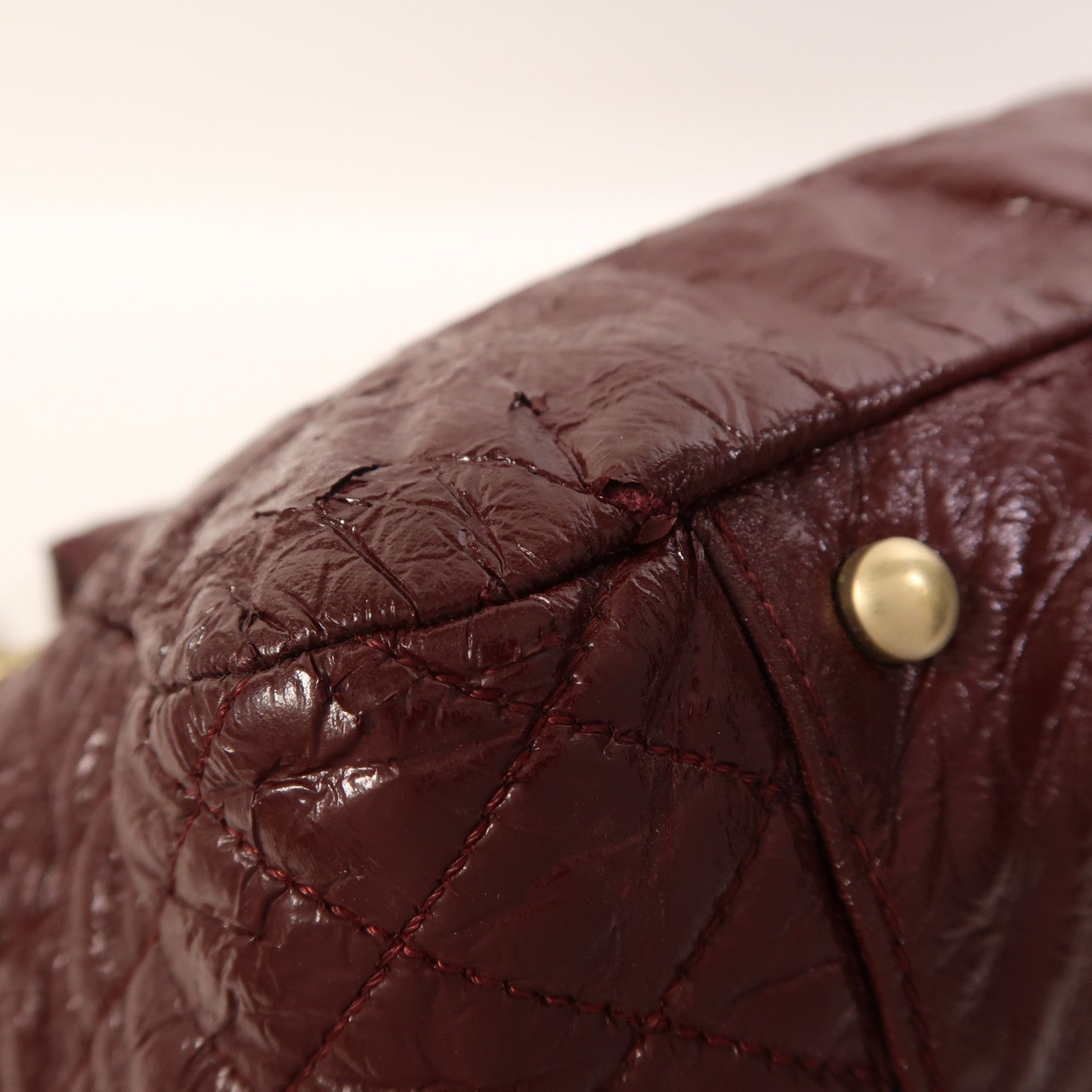 CHANEL 【激減優惠】牛皮皮革Chain Shoulder Bag金扣鏈帶肩背袋
