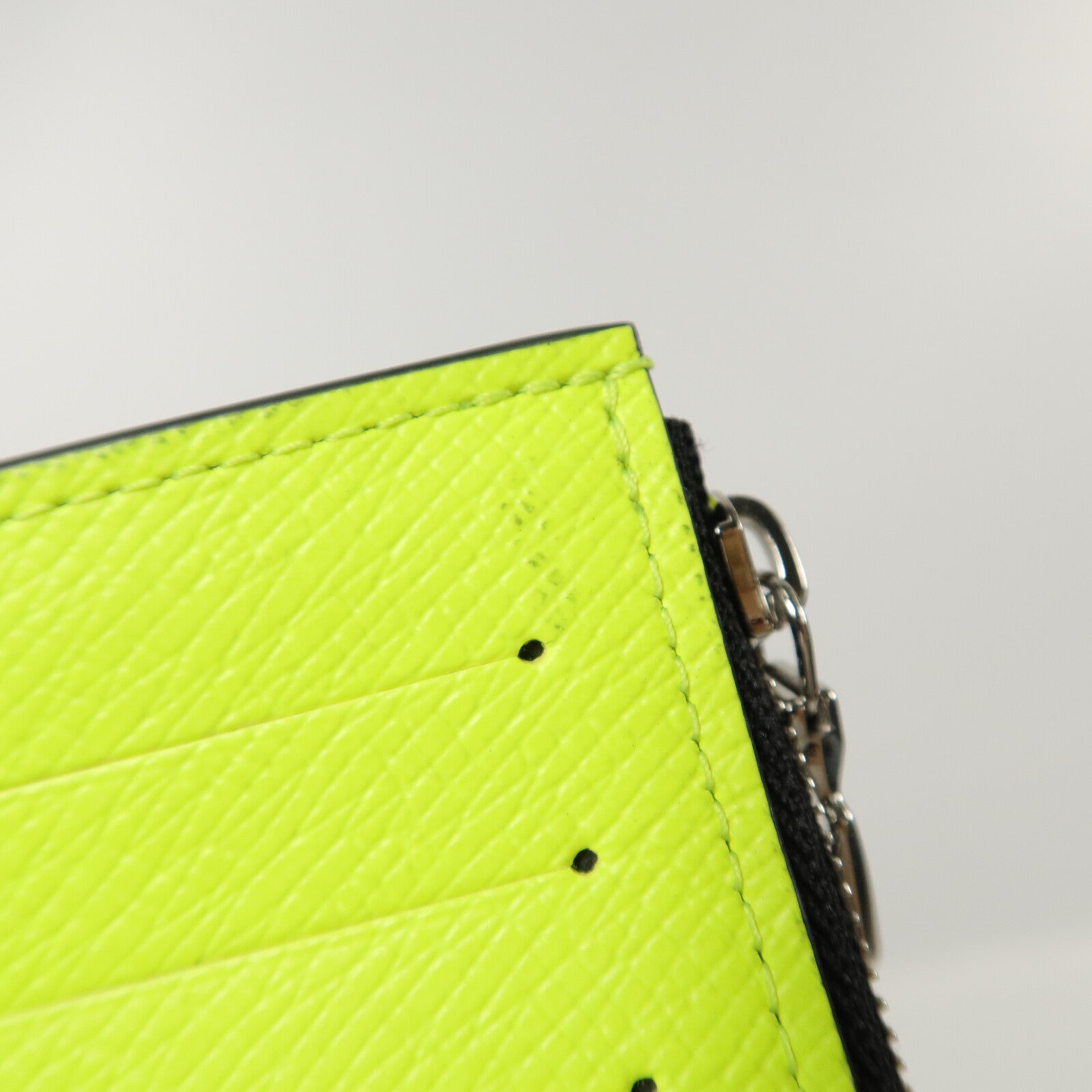 LOUIS VUITTON Monogram Taigarama Coin Card Holder卡片套