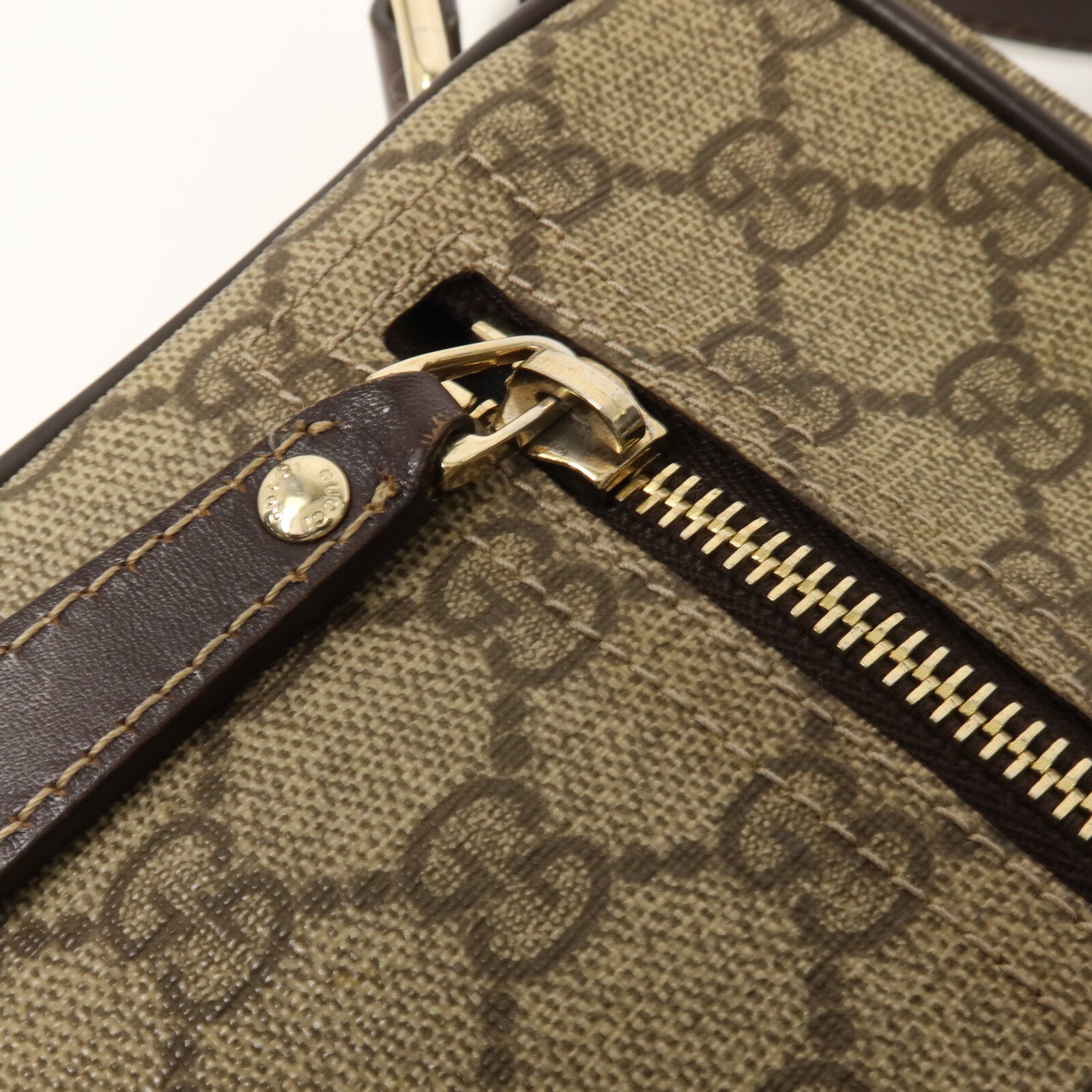 GUCCI 塗層帆布Shoulder Bag肩背袋