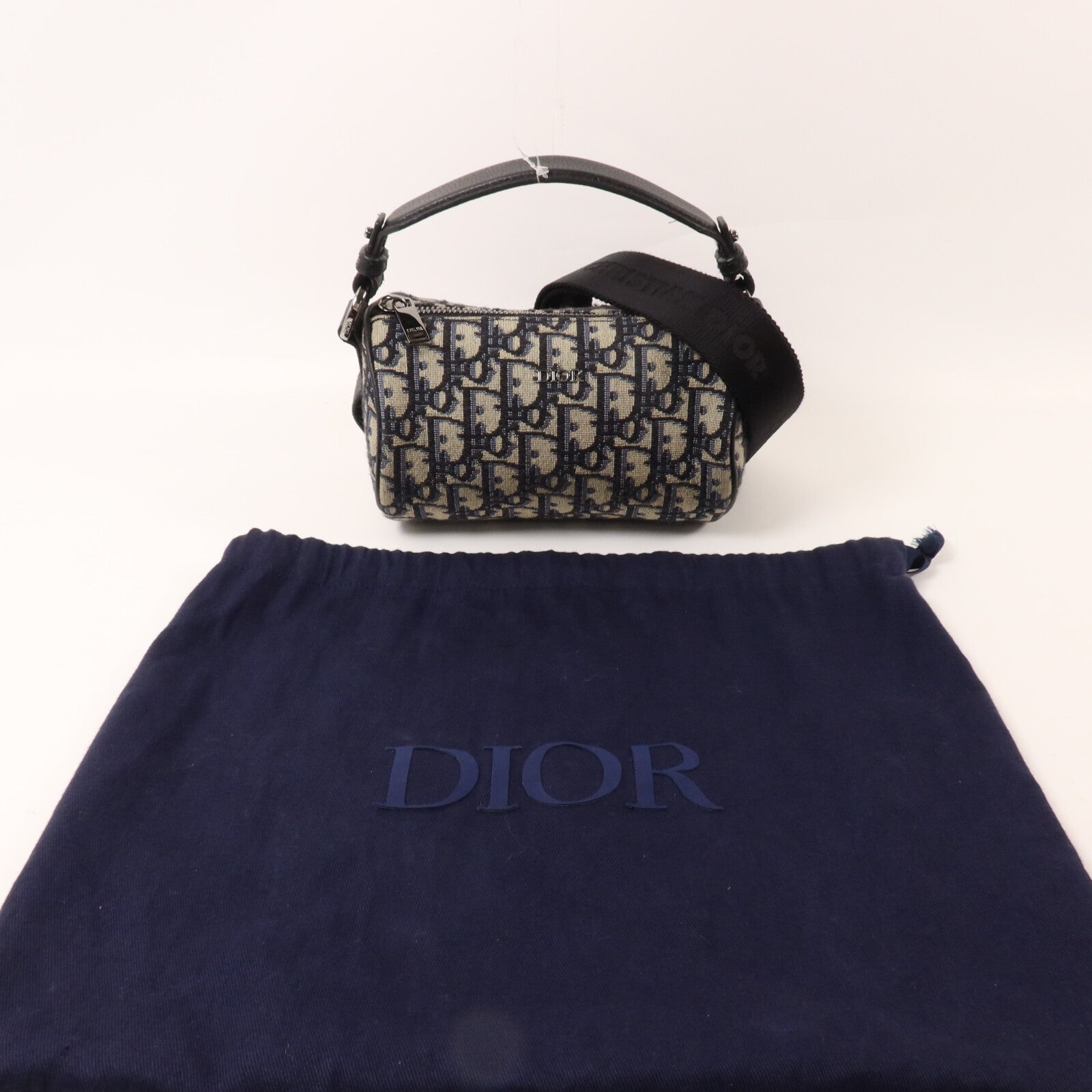 Dior 帆布Mini Roller手挽肩背兩用袋