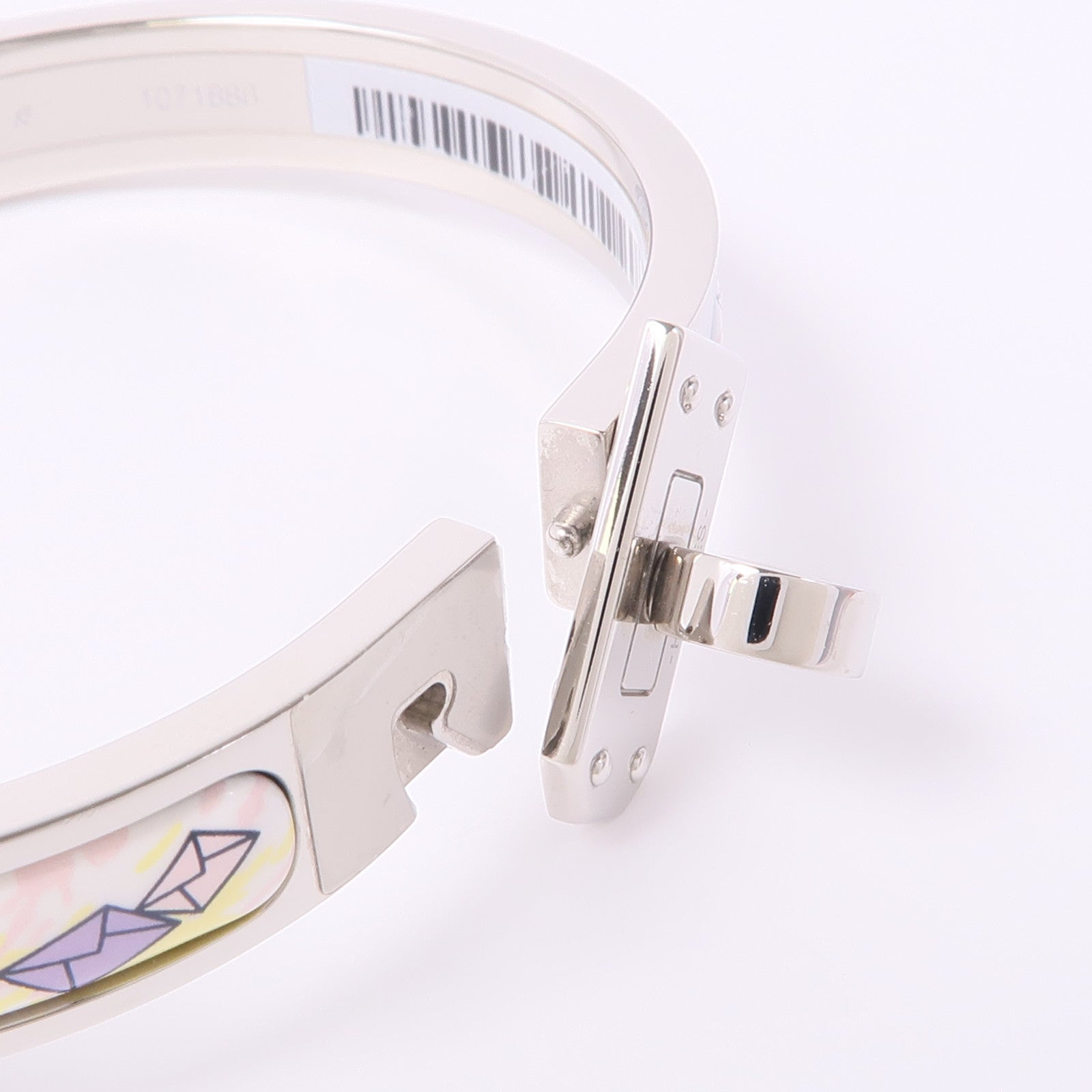 HERMES 金屬/琺瑯Mini Kelly Bracelet手鐲