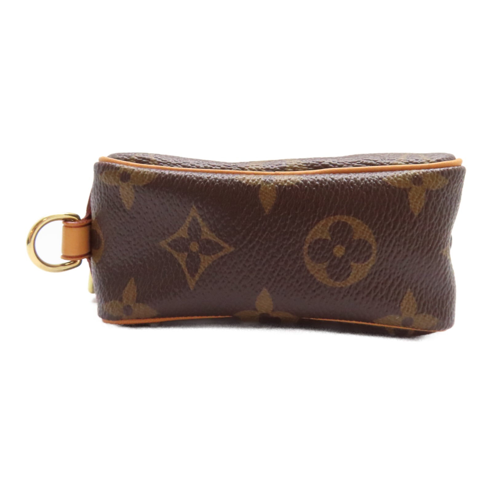 LOUIS VUITTON Monogram Trousse Wapity Pouch金扣零錢包啡色