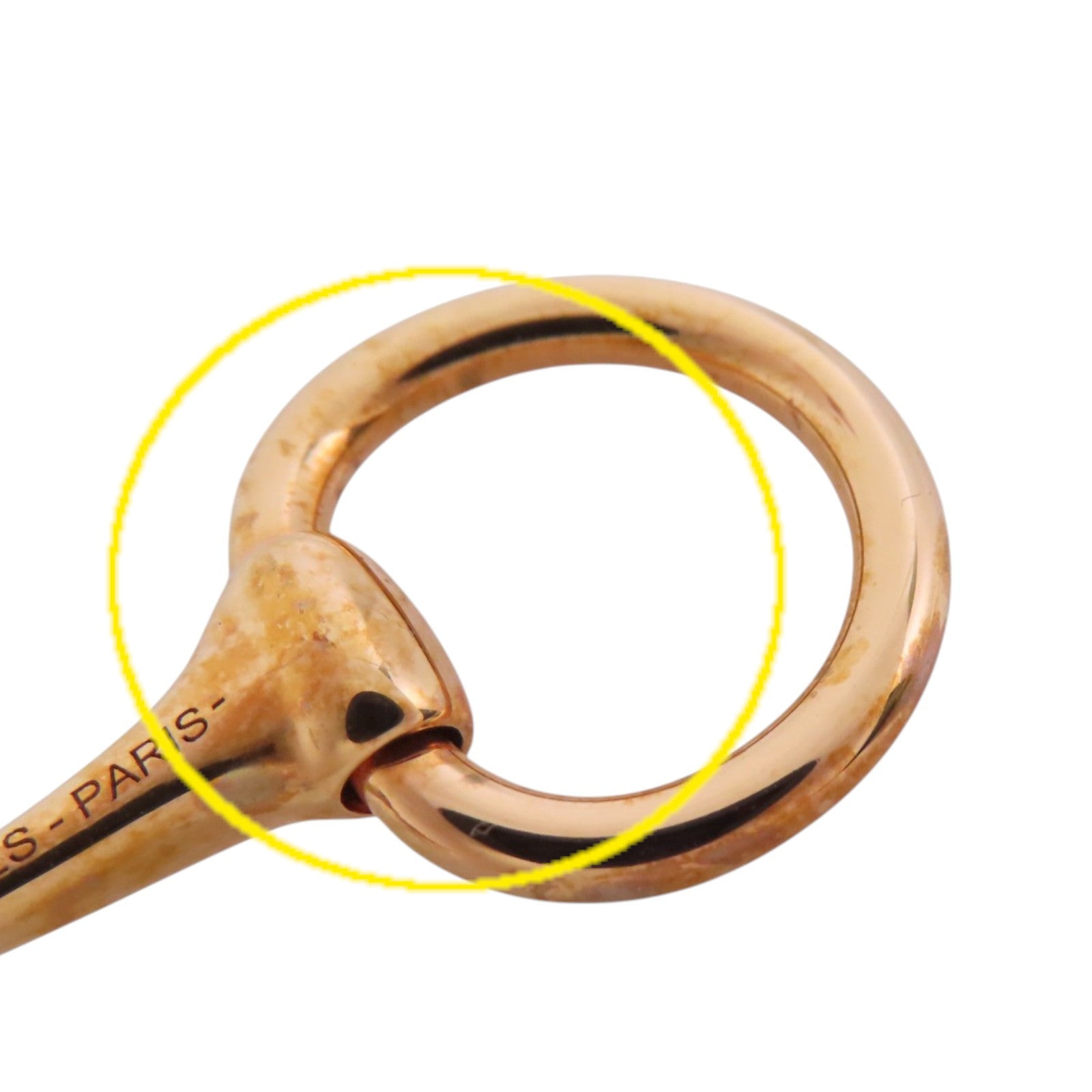 HERMES 金屬Mini Mors twilly Ring金扣絲巾扣