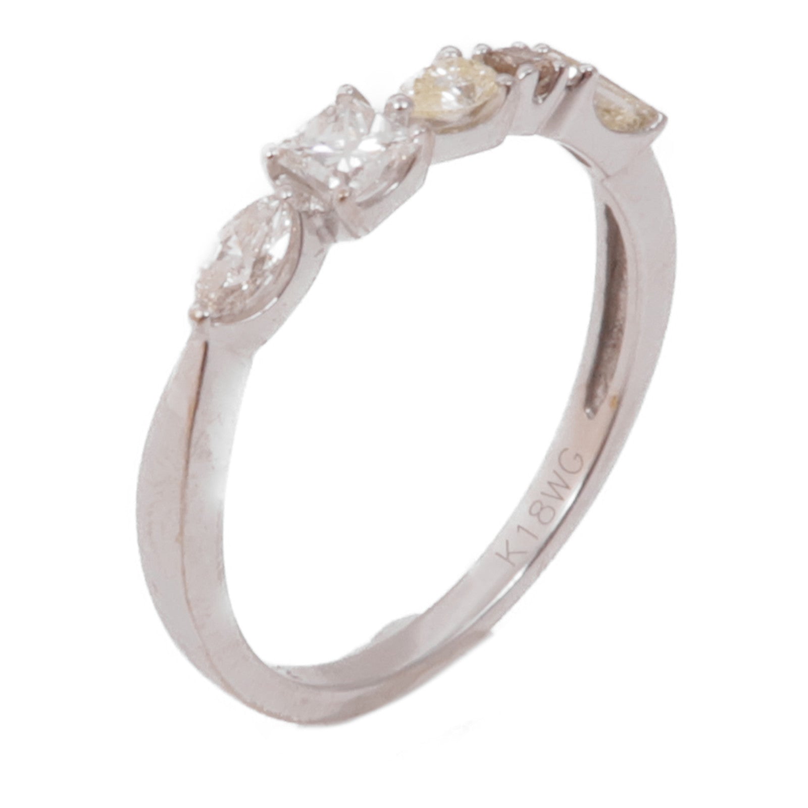 JEWELRY【激減優惠】 JEWELRY 18K白金/鑽石Diamond Ring戒指US#6.5