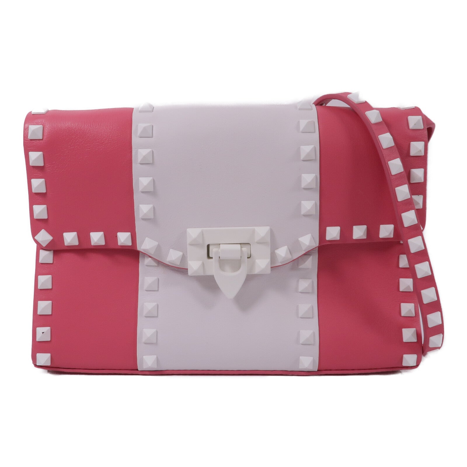 Valentino 牛皮皮革Rockstud肩背袋