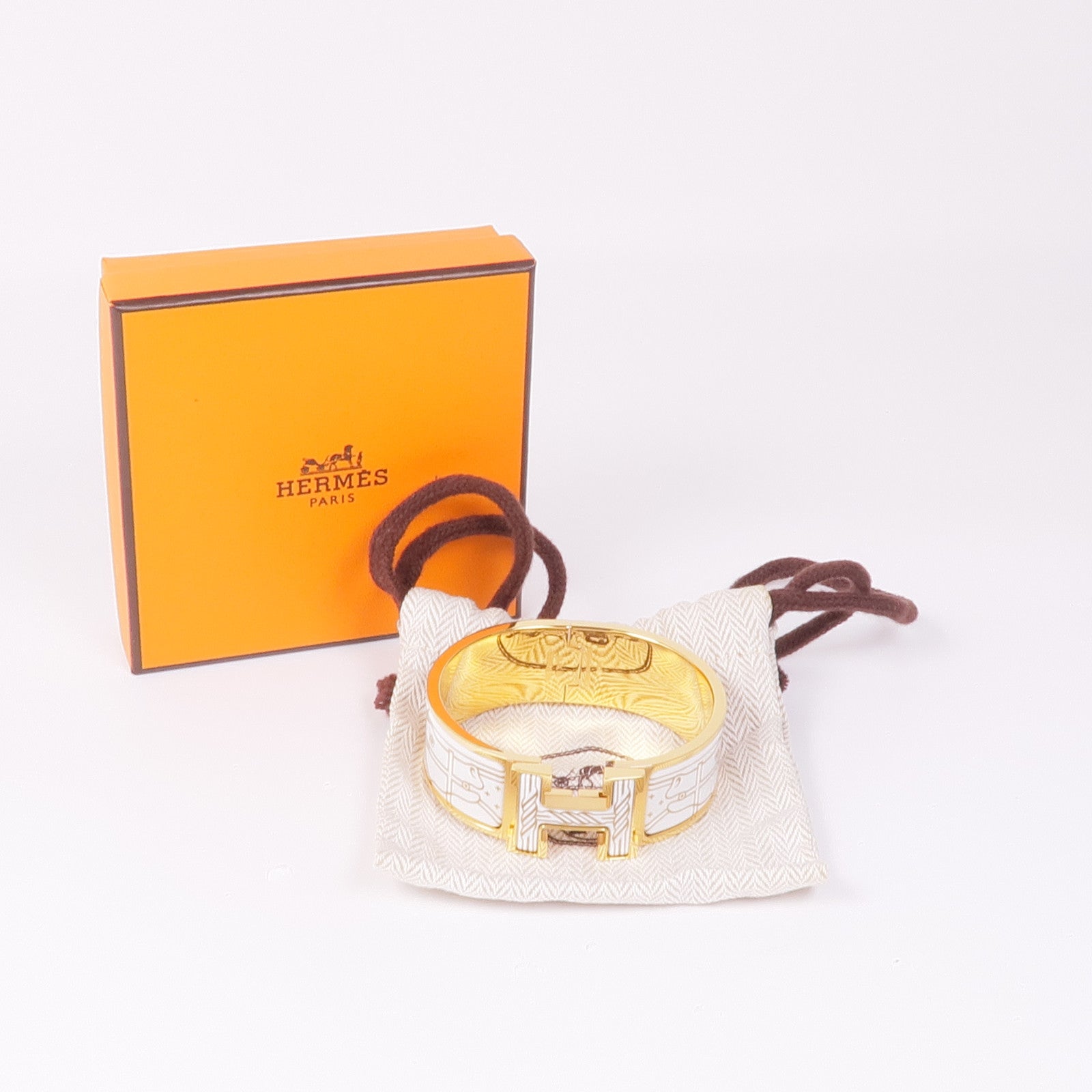 HERMES 金屬Clic H Bracelet手鐲