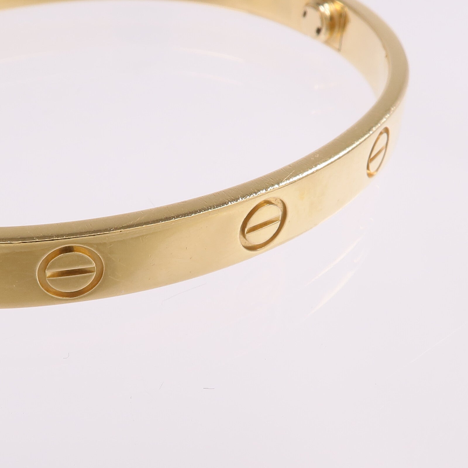 CARTIER 18K黃金Love Bracelet手鐲Cartier#17