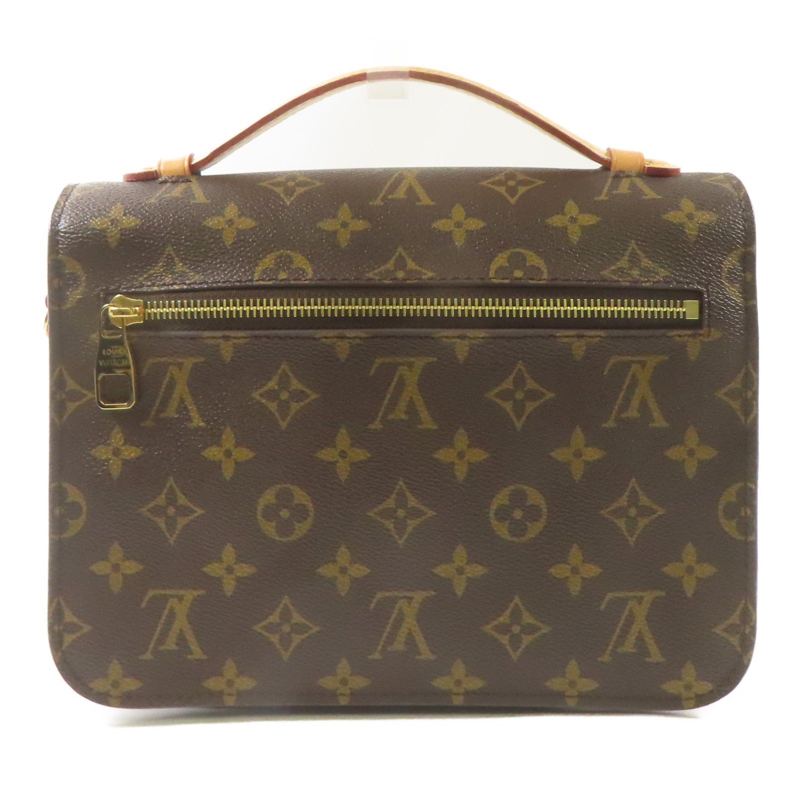 LOUIS VUITTON Monogram Pochette Metis金扣手挽肩背兩用袋啡色