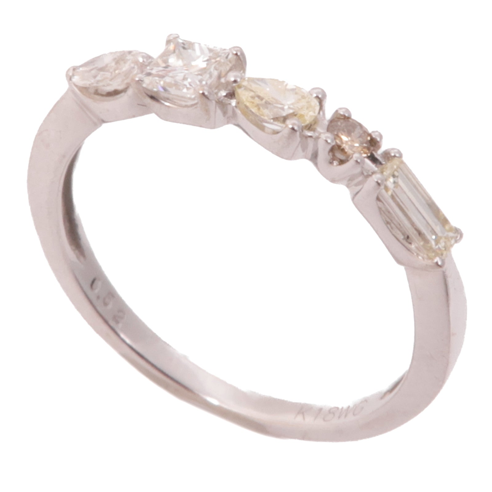 JEWELRY 【激減優惠】JEWELRY 18K白金/鑽石Diamond Ring戒指US#6.5