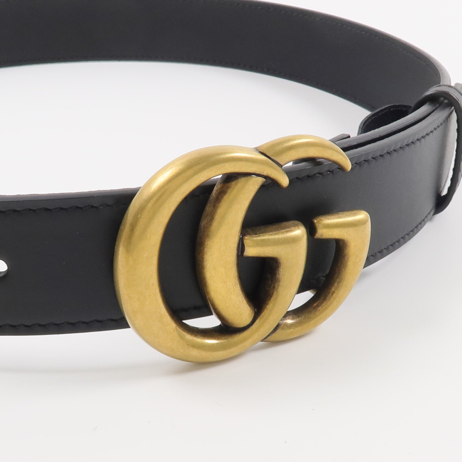 GUCCI 【激減優惠】牛皮皮革GG Marmont Belt 皮帶