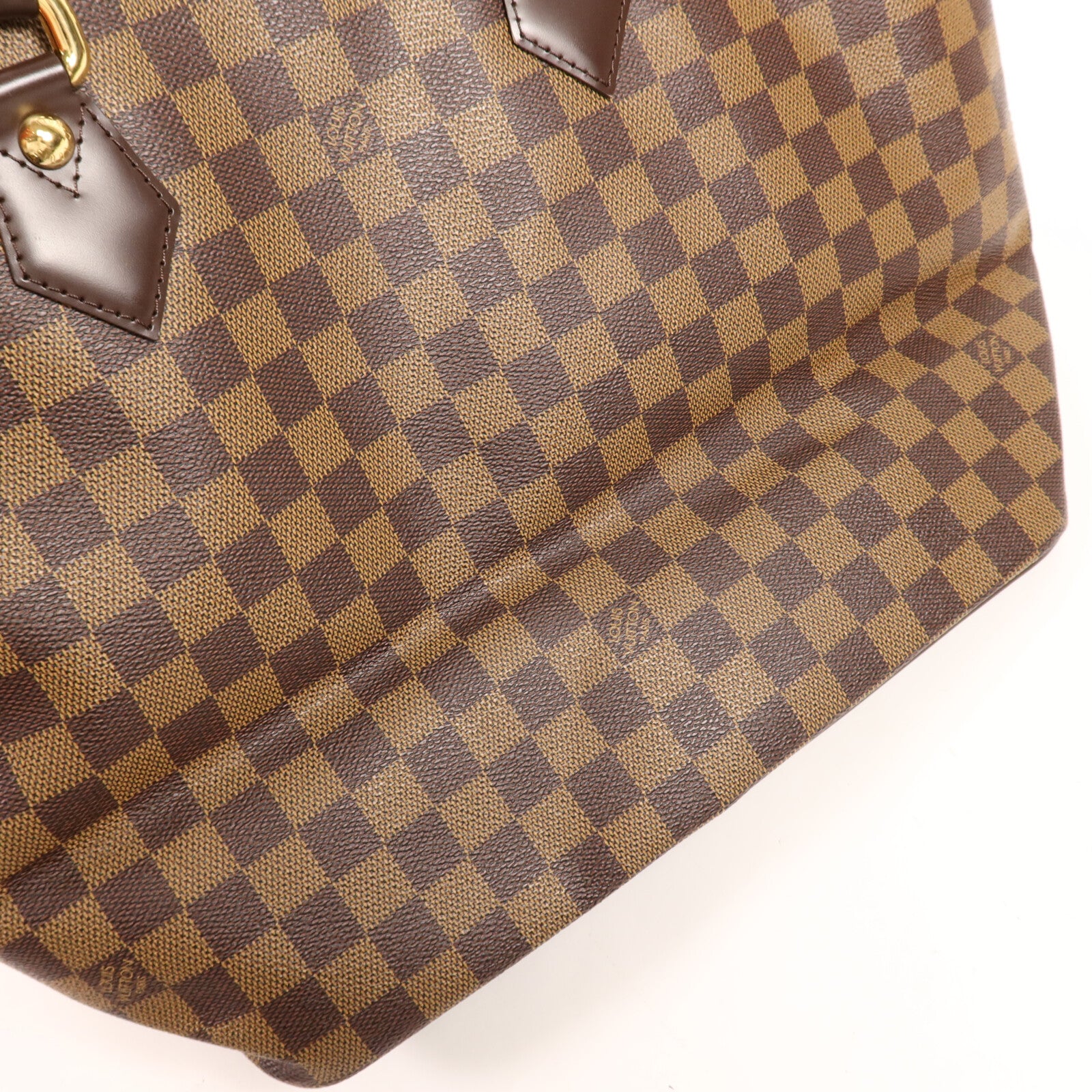 LOUIS VUITTON Damier Saleya MM金扣肩背袋/手挽袋
