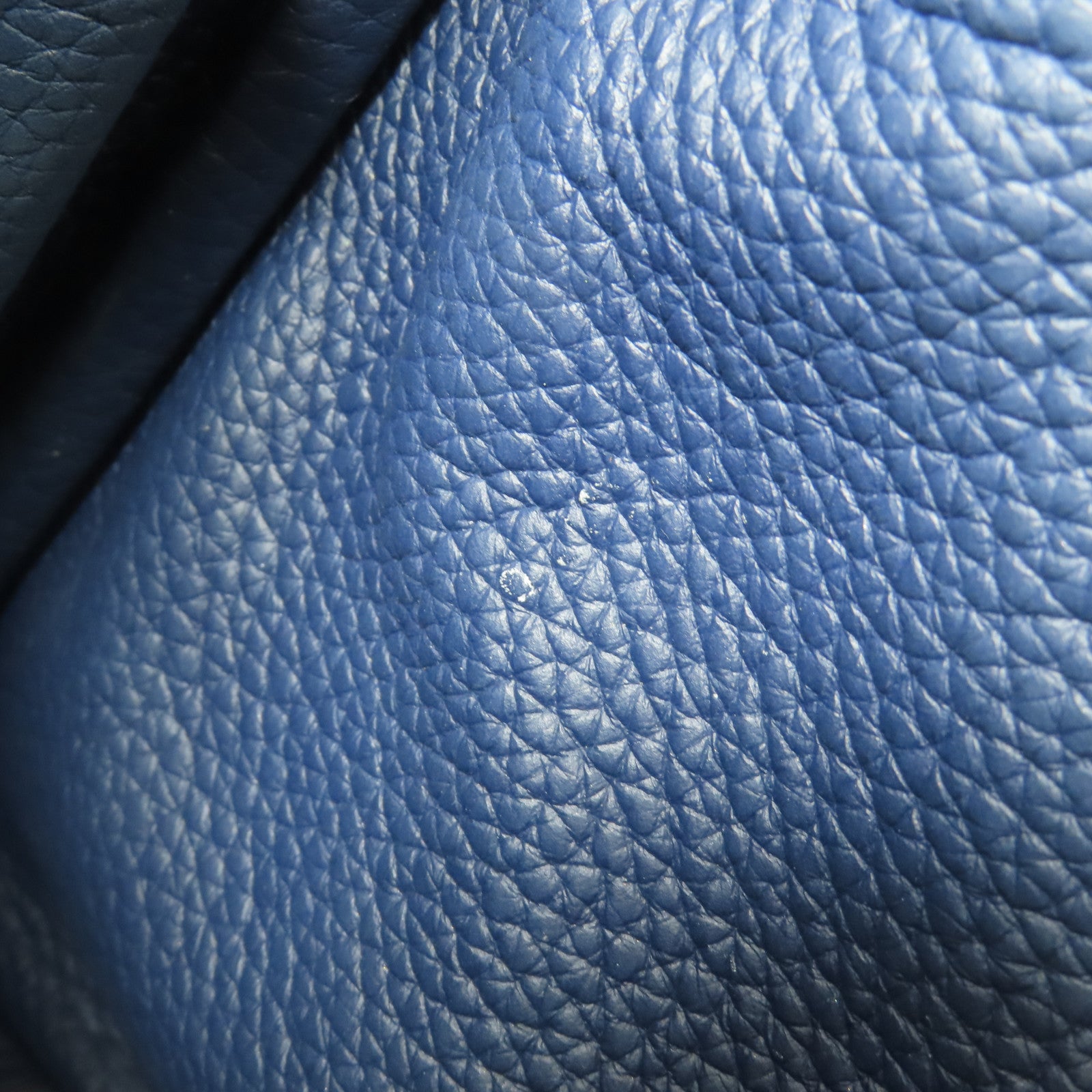 HERMES PHW Lindy 26 Handbag 2 Way Shoulder Bag Clemence Bleu Izmir/Bleu Saphir