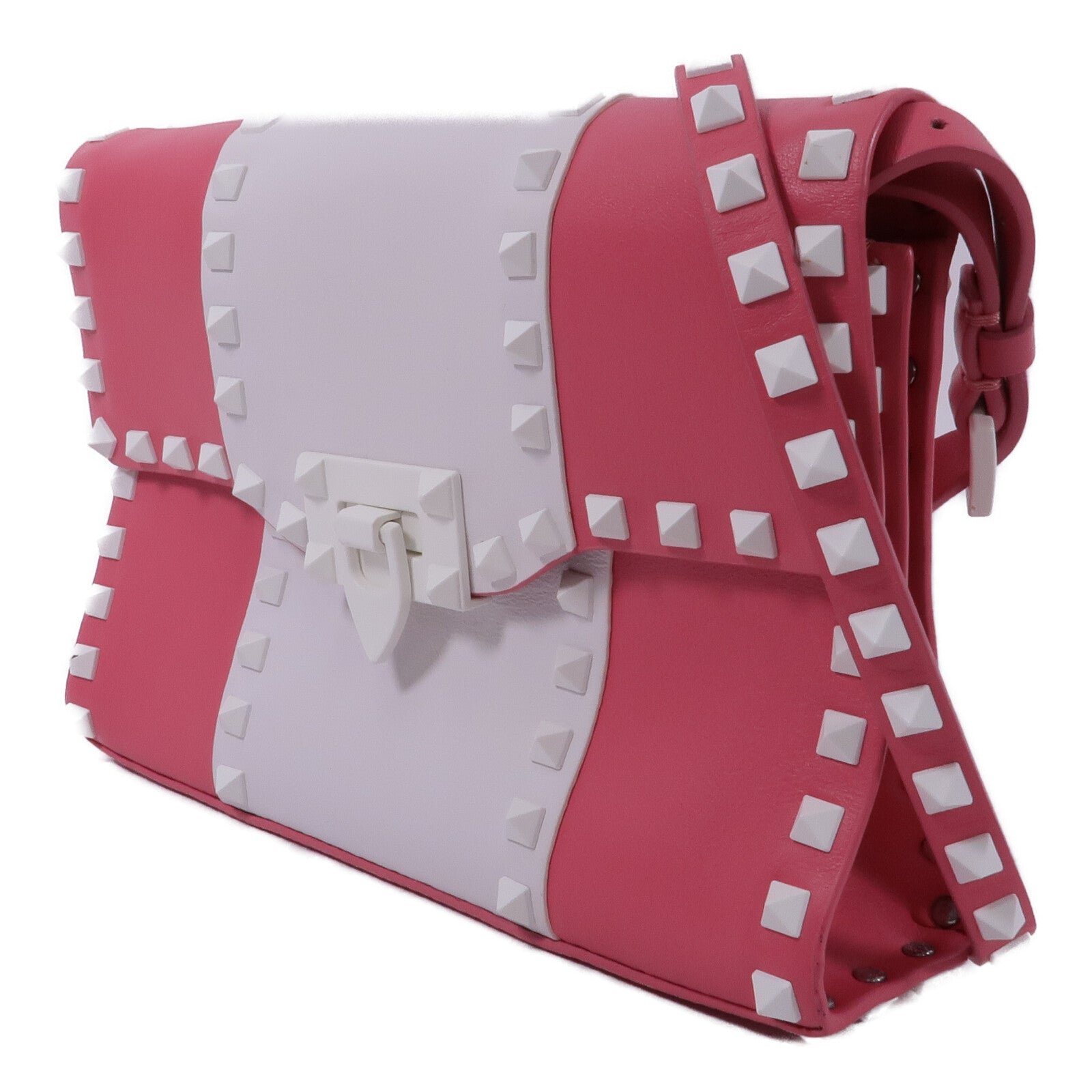Valentino 牛皮皮革Rockstud肩背袋
