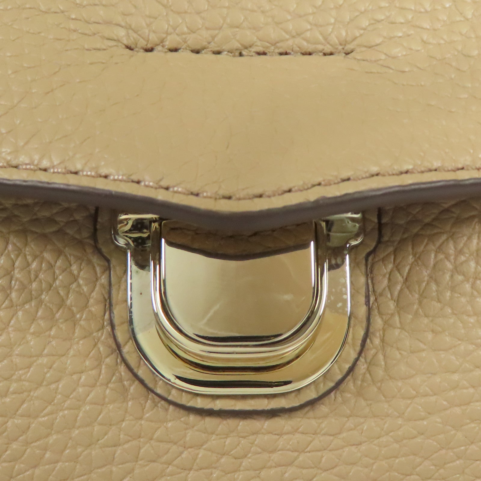 Michael Kors 牛皮皮革Shoulder Bag金扣手挽肩背兩用袋