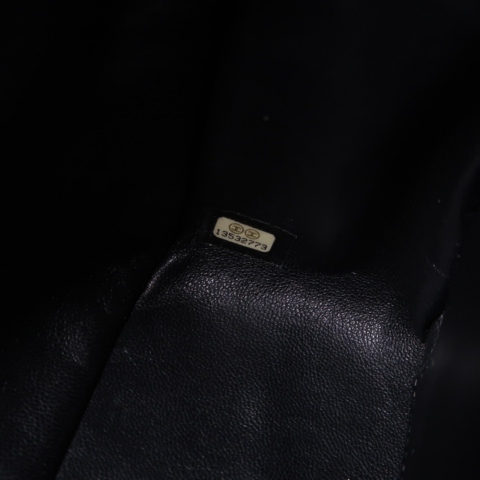 CHANEL【激減優惠】 漆皮皮革Large Classic銀扣鏈帶肩背袋黑色